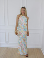 Hansen  Halter Neck Maxi Dress