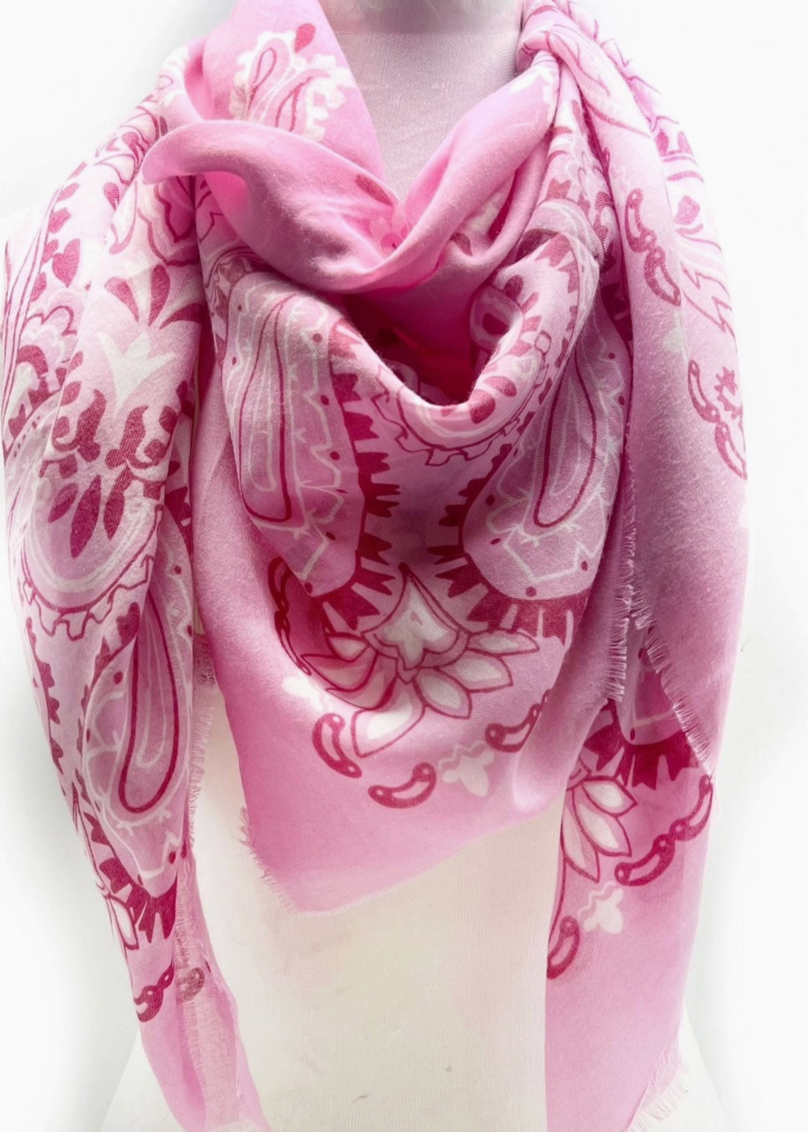 Large Lightweight Square Bandana Scarf