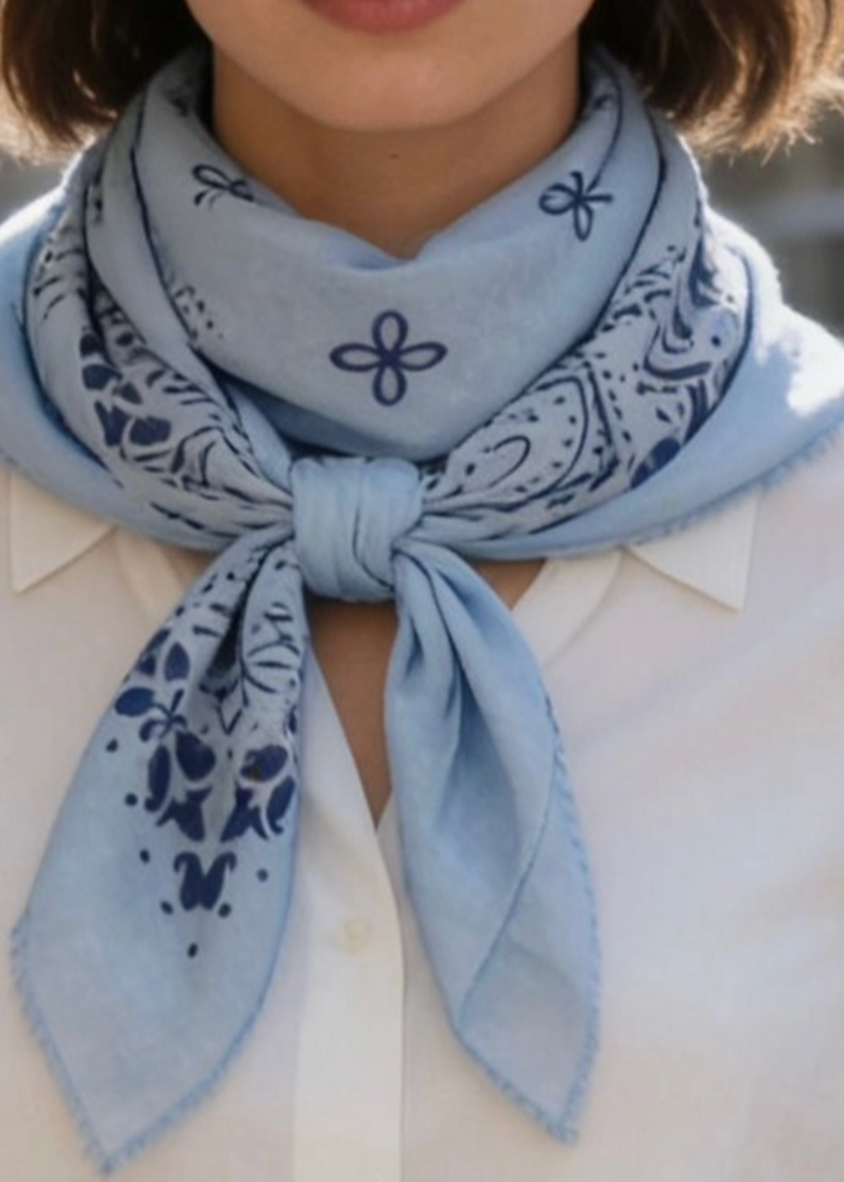 Cotton Square Bandana Scarf