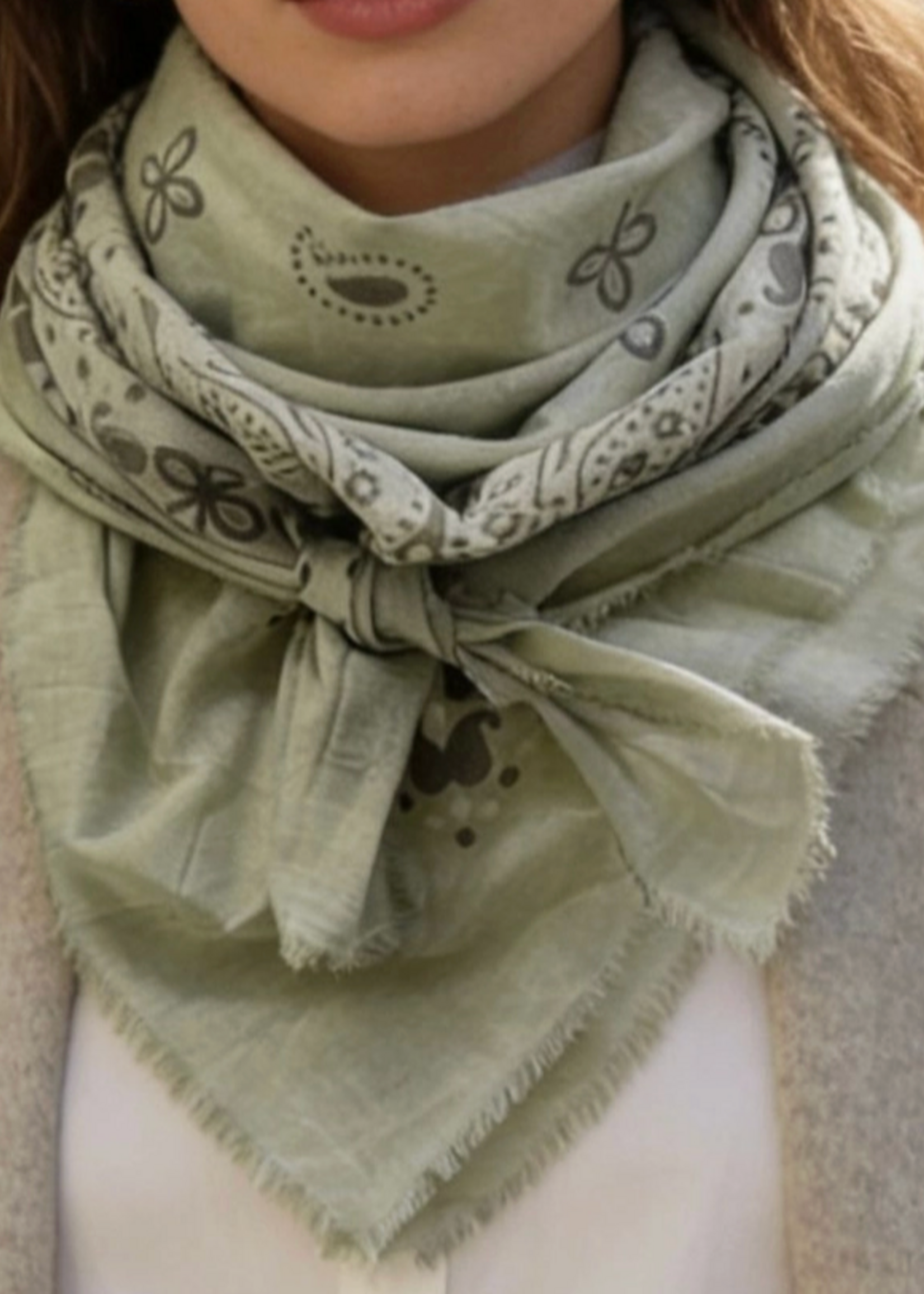 Cotton Square Bandana Scarf