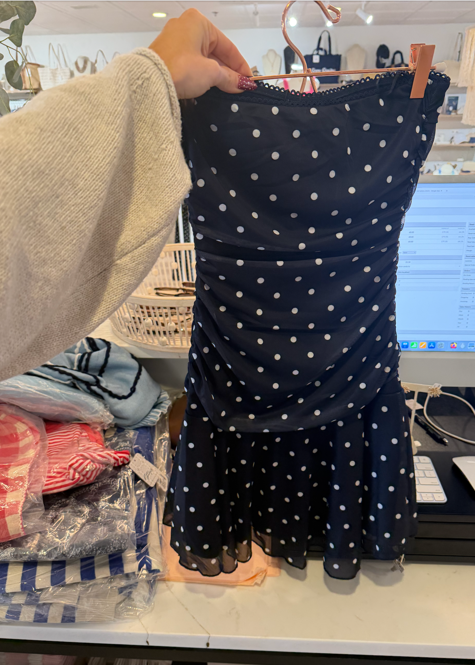 Haven Polka Dot Mini Dress