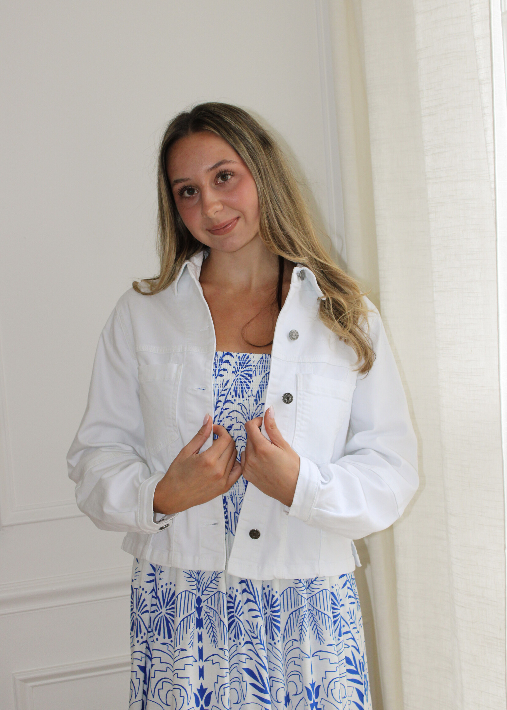 Bailey Button Front Denim Jacket