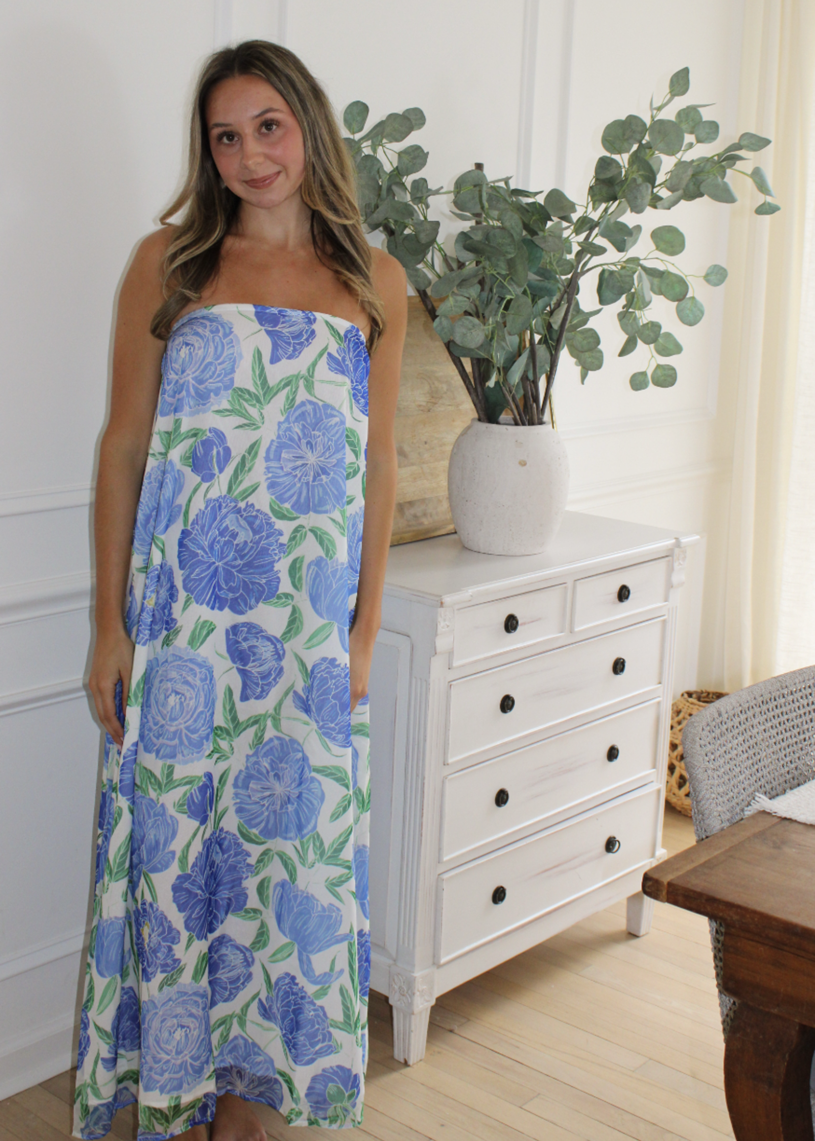 Alaina Floral Maxi Dress