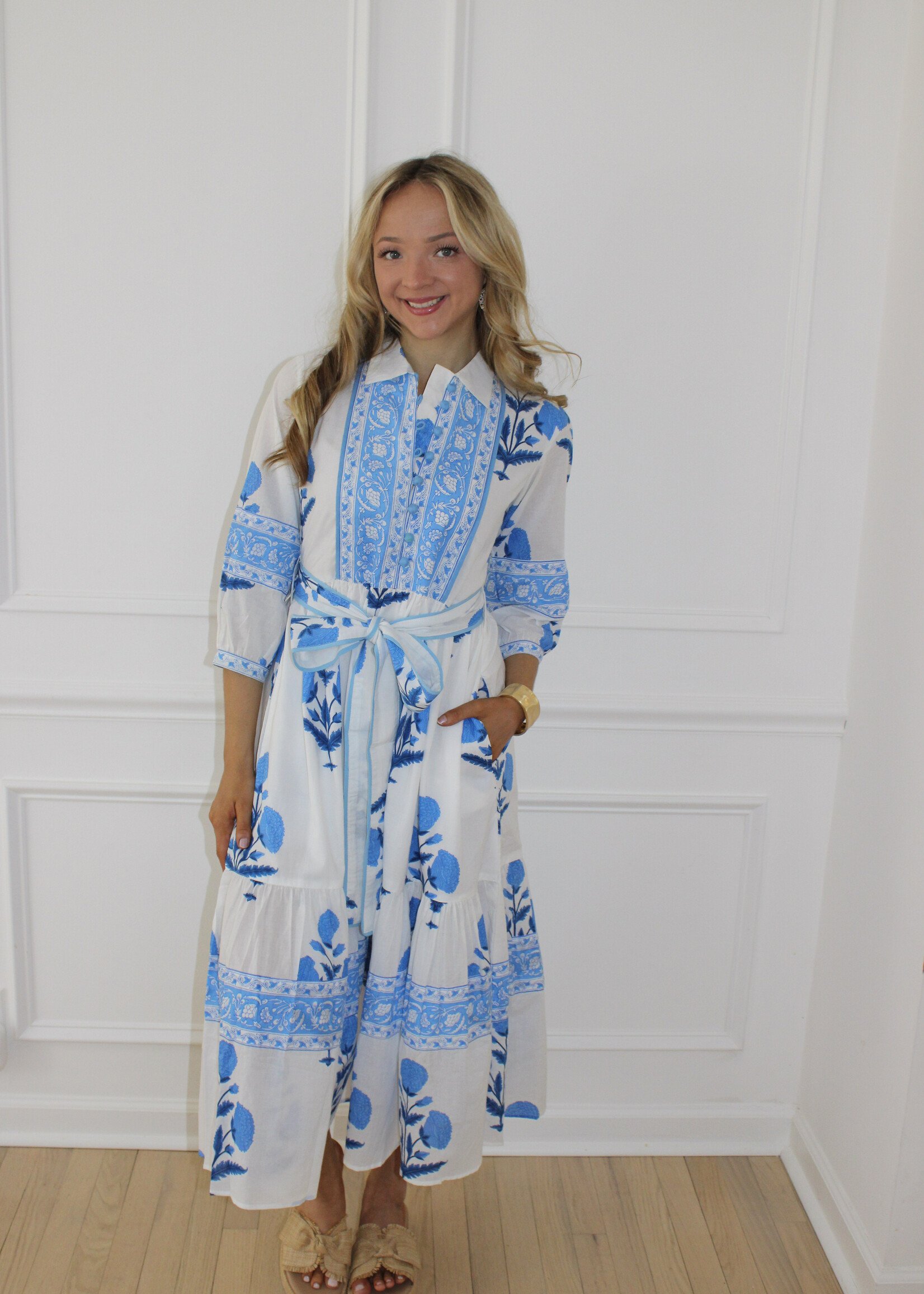 Alva Long Sleeve Floral Dress