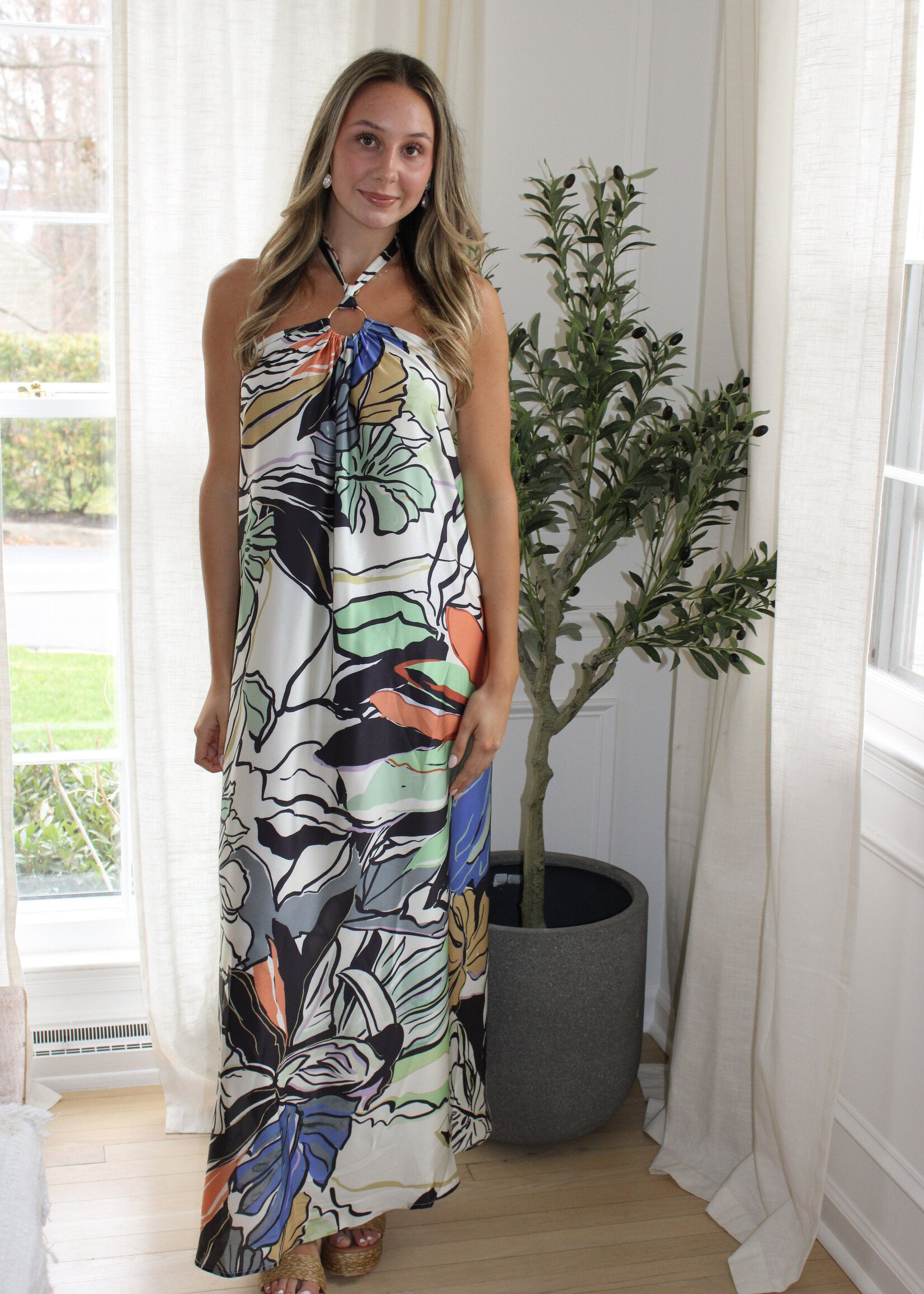 Hudson Halter Maxi Dress