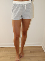 Dominica Mid Rise Stripe Shorts