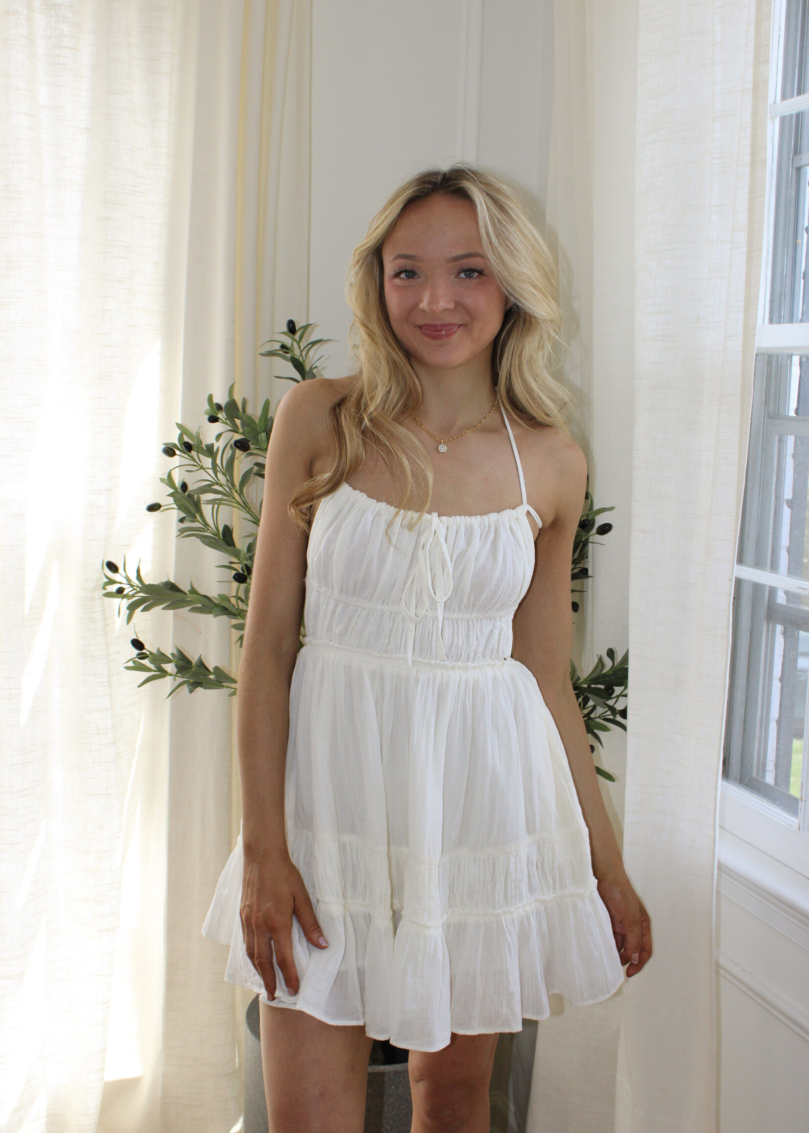 Free People Taking Sides Mini Dress