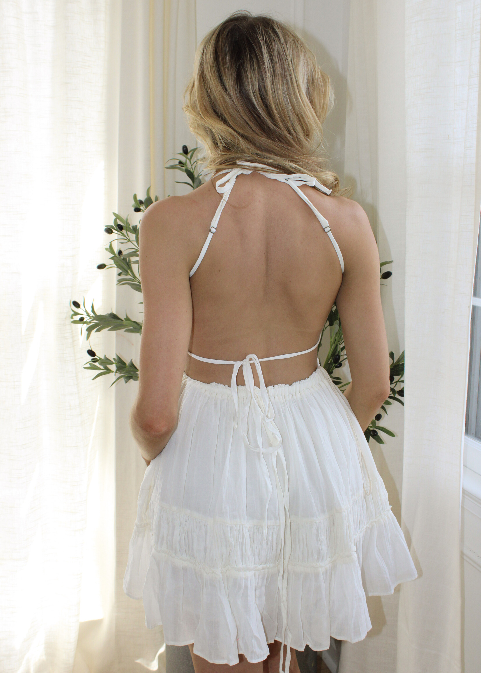 Free People Taking Sides Mini Dress