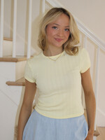 Free People Wait A Minute Baby Tee