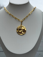 Lisi Lerch 18K Gold Plated Rehoboth or Dewey Beach Tag Charm Necklace