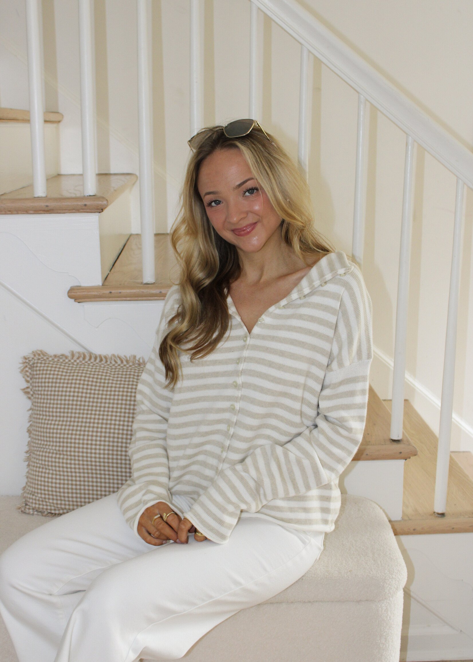 Fable Stripe Cardigan