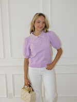 Kayte Beaded Detail Collar Sweater