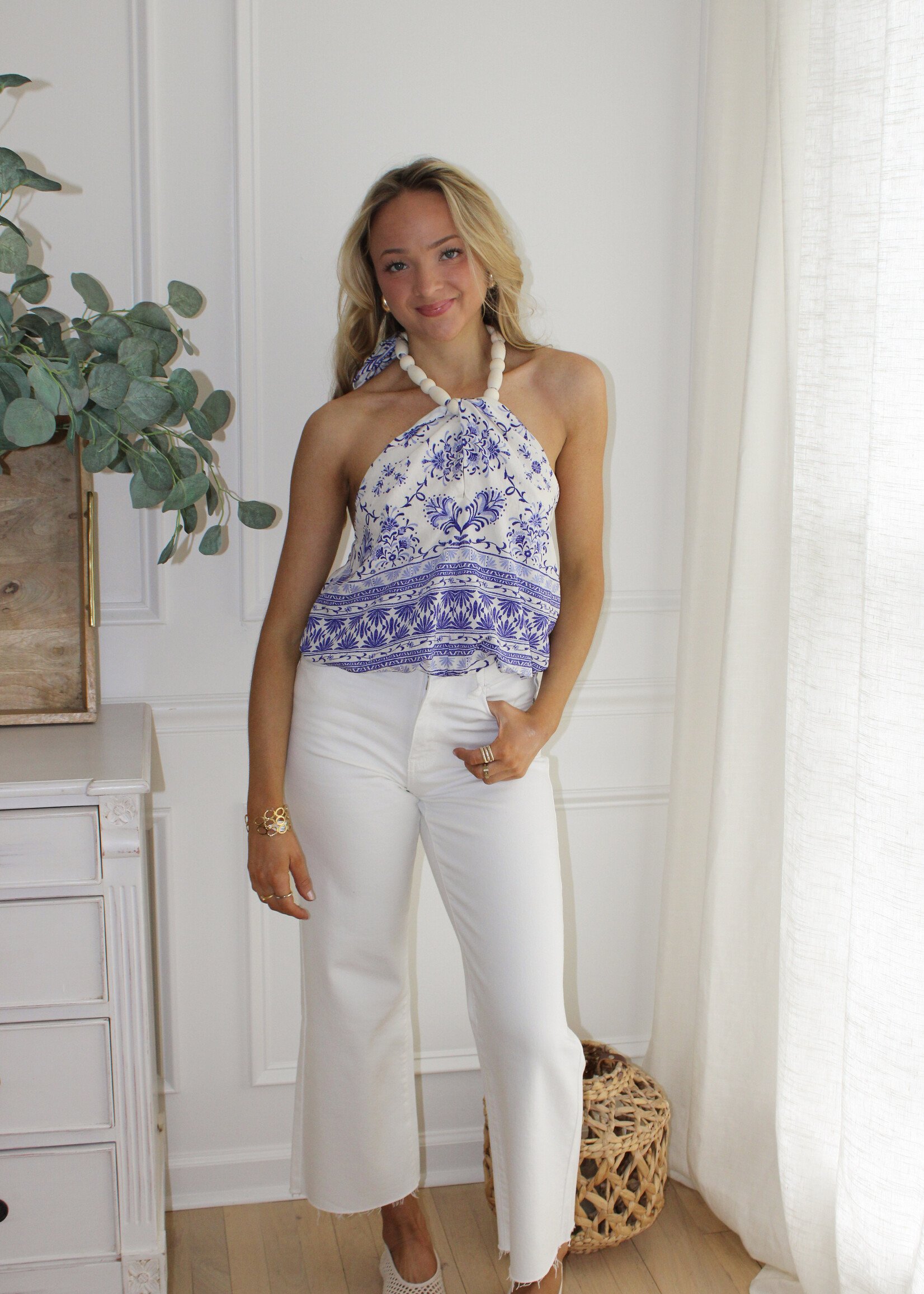 Linda Slim Wide Leg Jeans