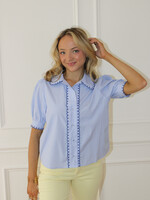 Milana Scallop Collar Shirt