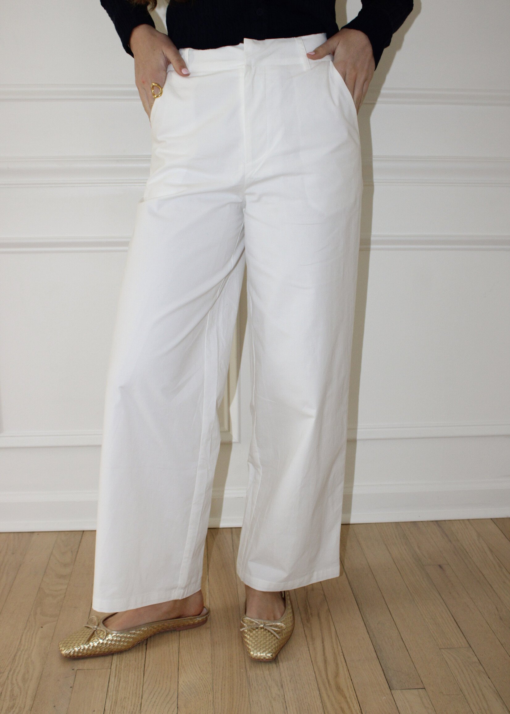Keaton Mid Rise Wide Leg Pants