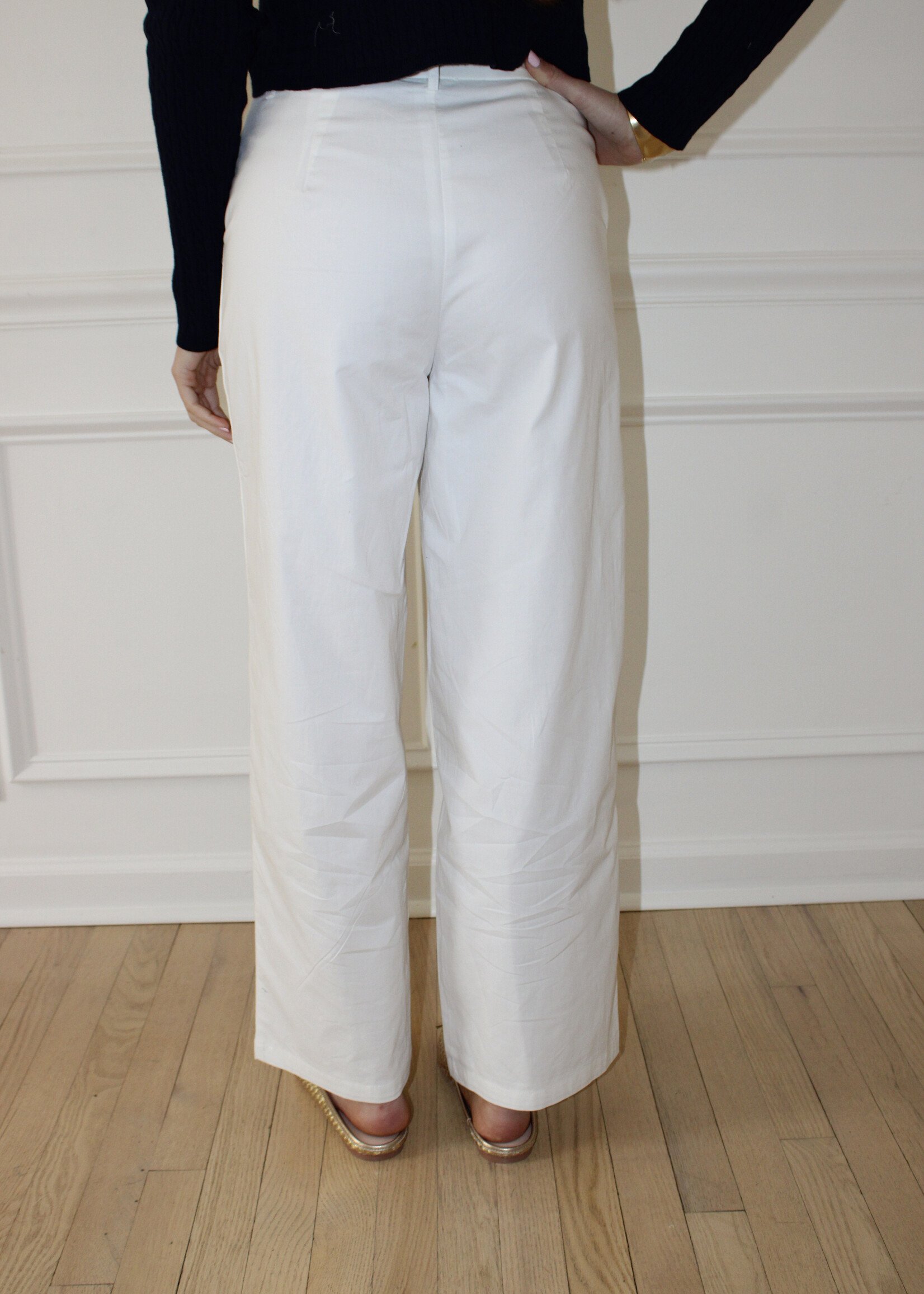 Keaton Mid Rise Wide Leg Pants