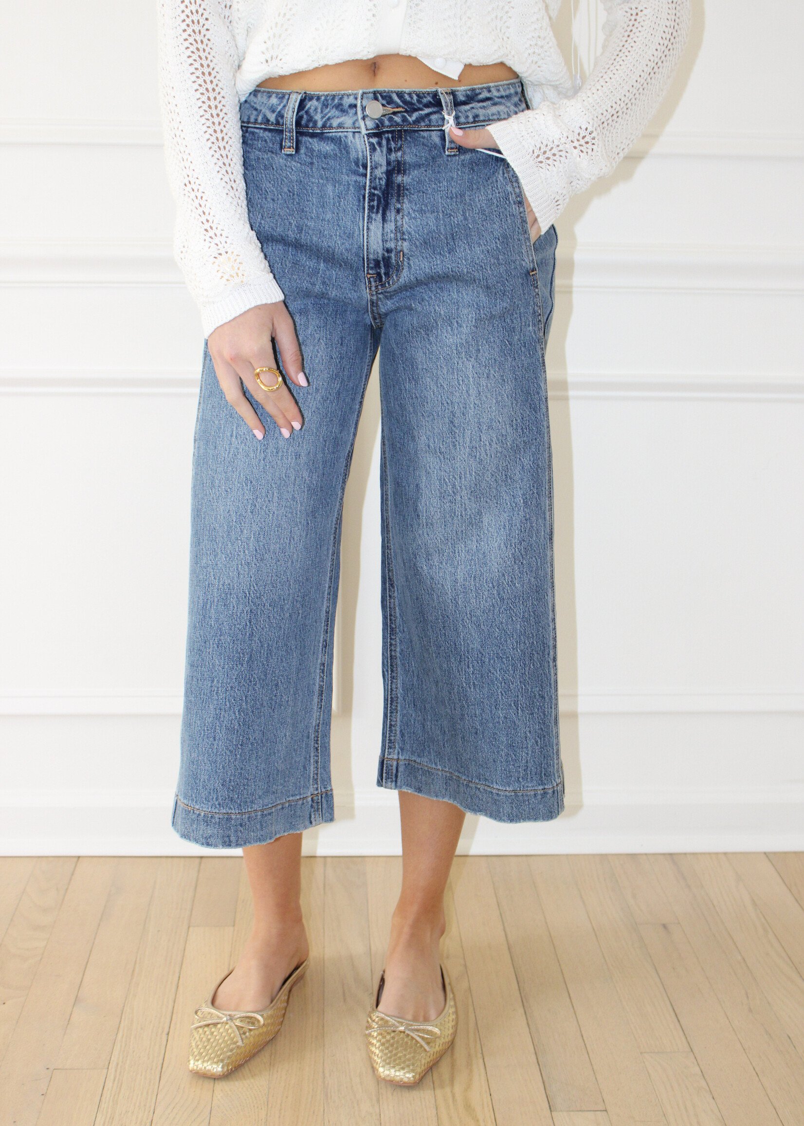 Garcelle Sideseam Wide Capris