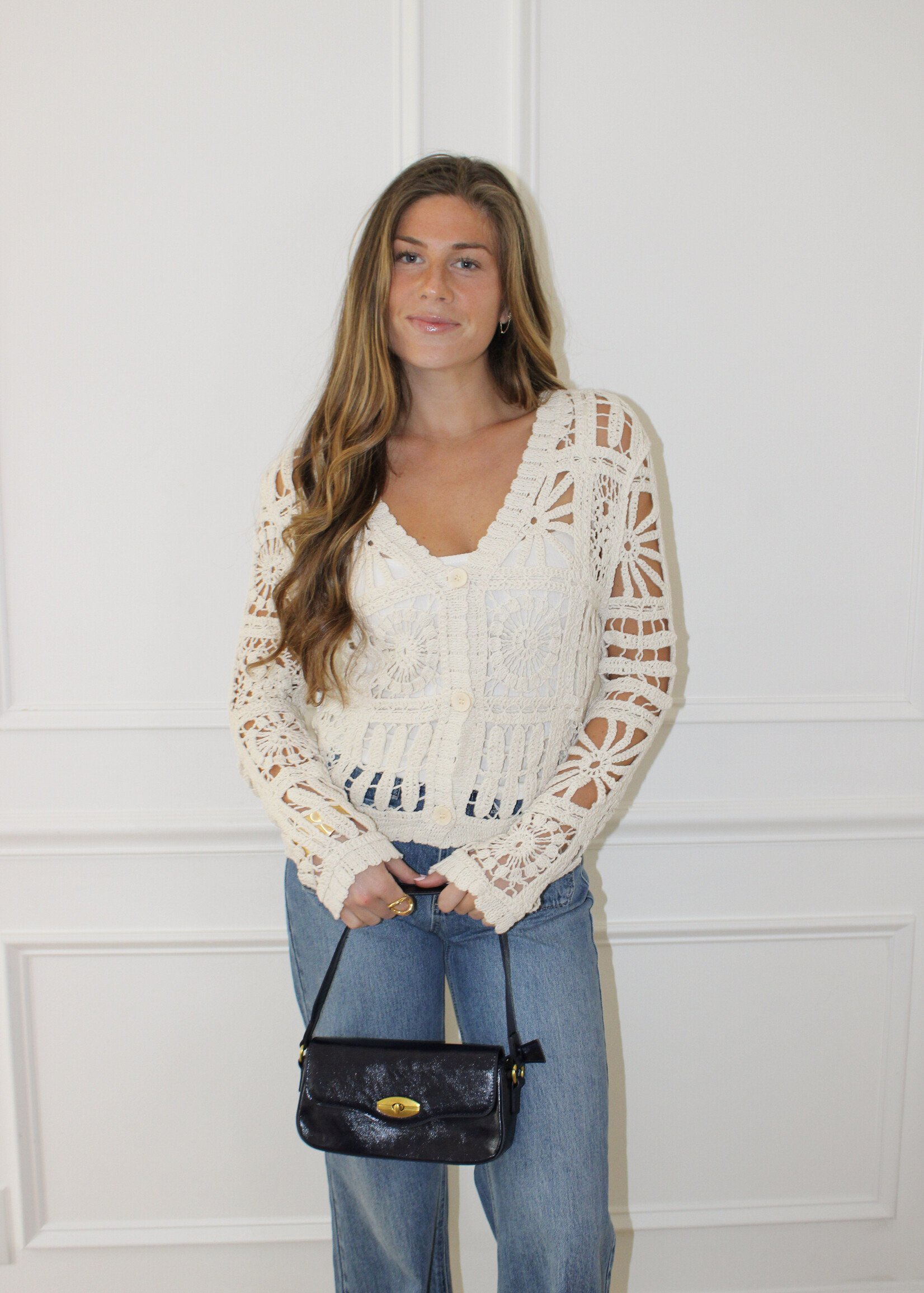 Johanna Open Knit Cardi