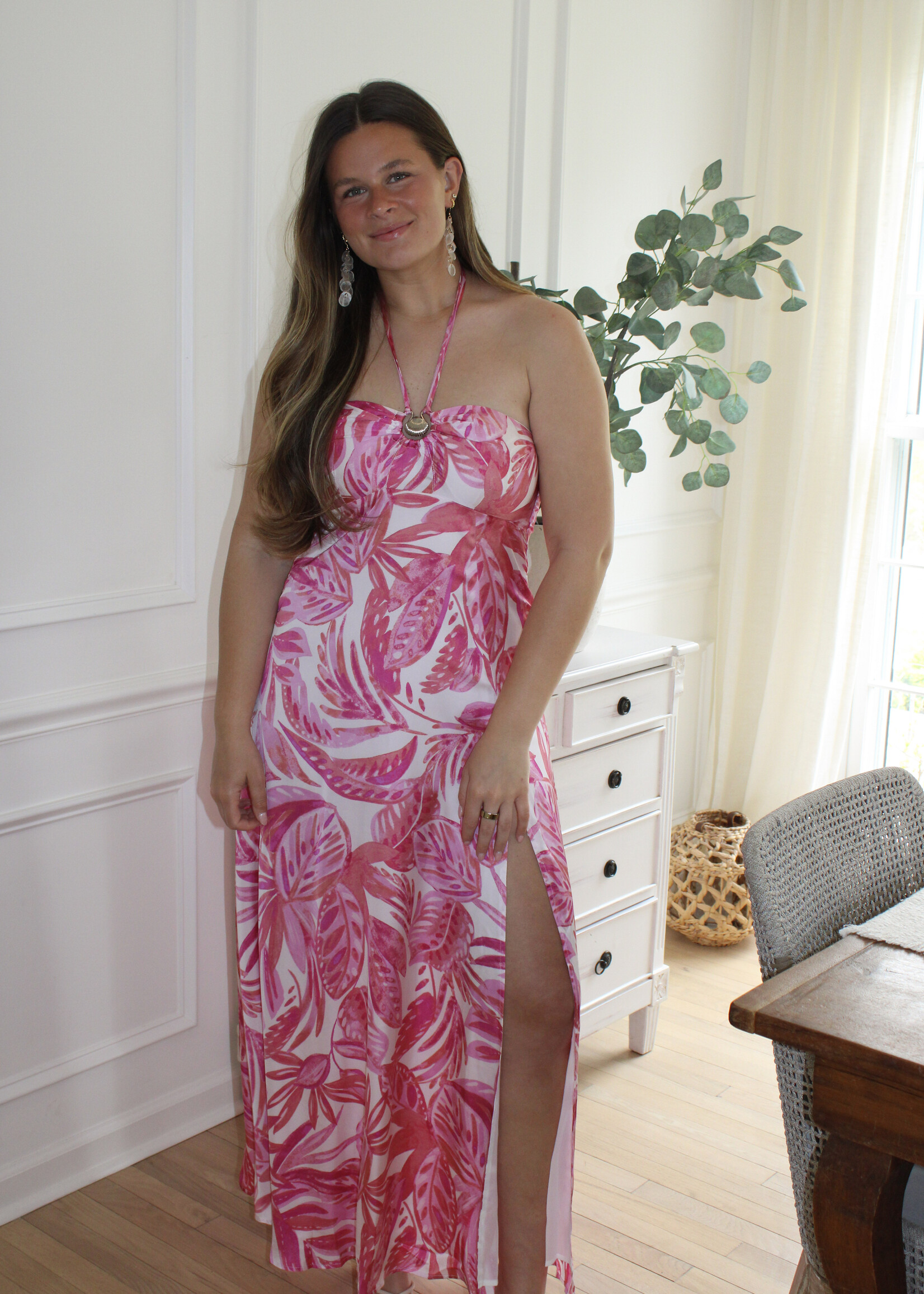 Lanchen Halter Maxi Dress