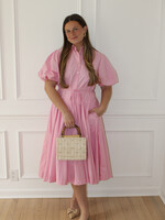 Della Button Down Tiered Dress
