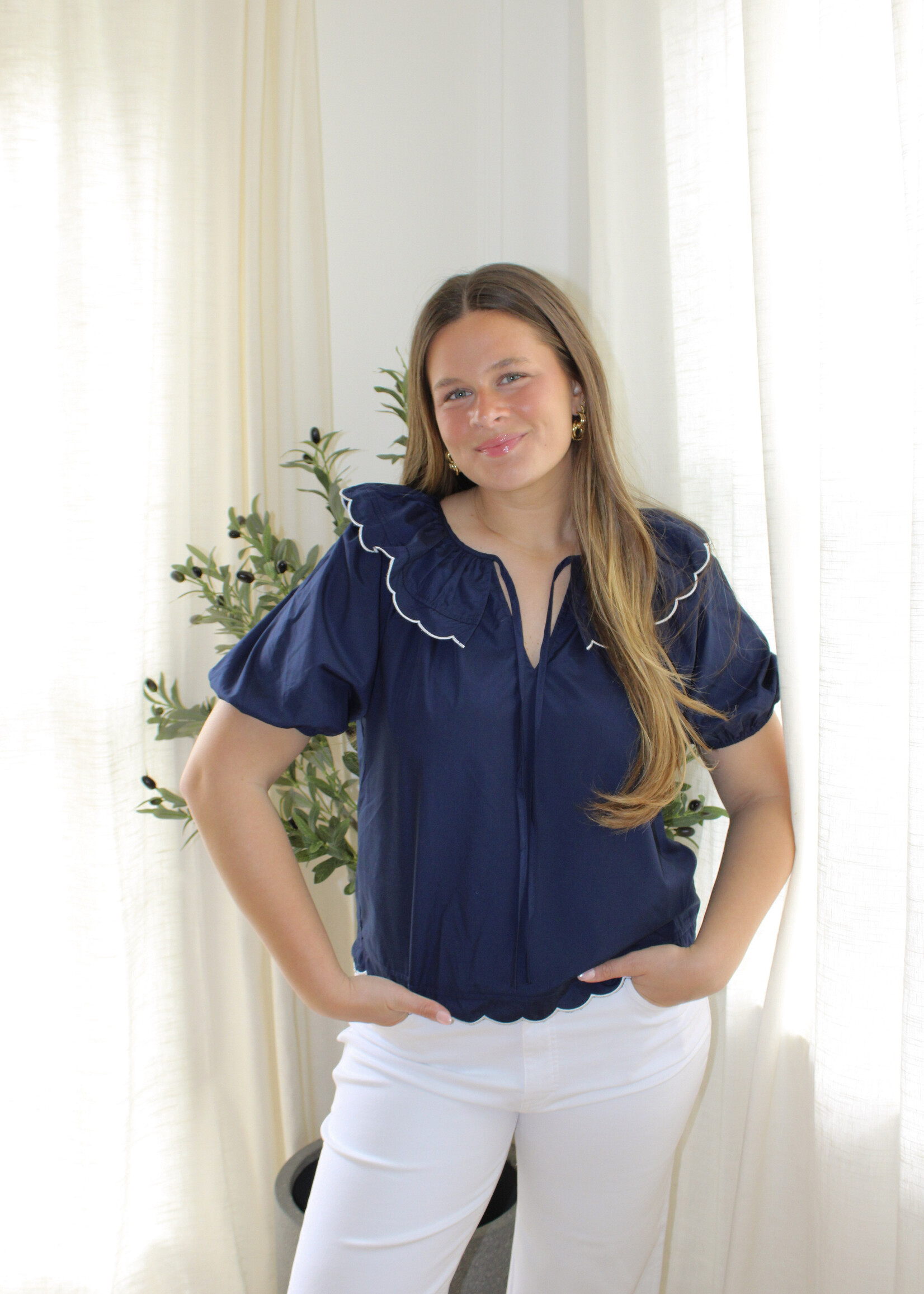 Arco Peter Pan Collar Blouse