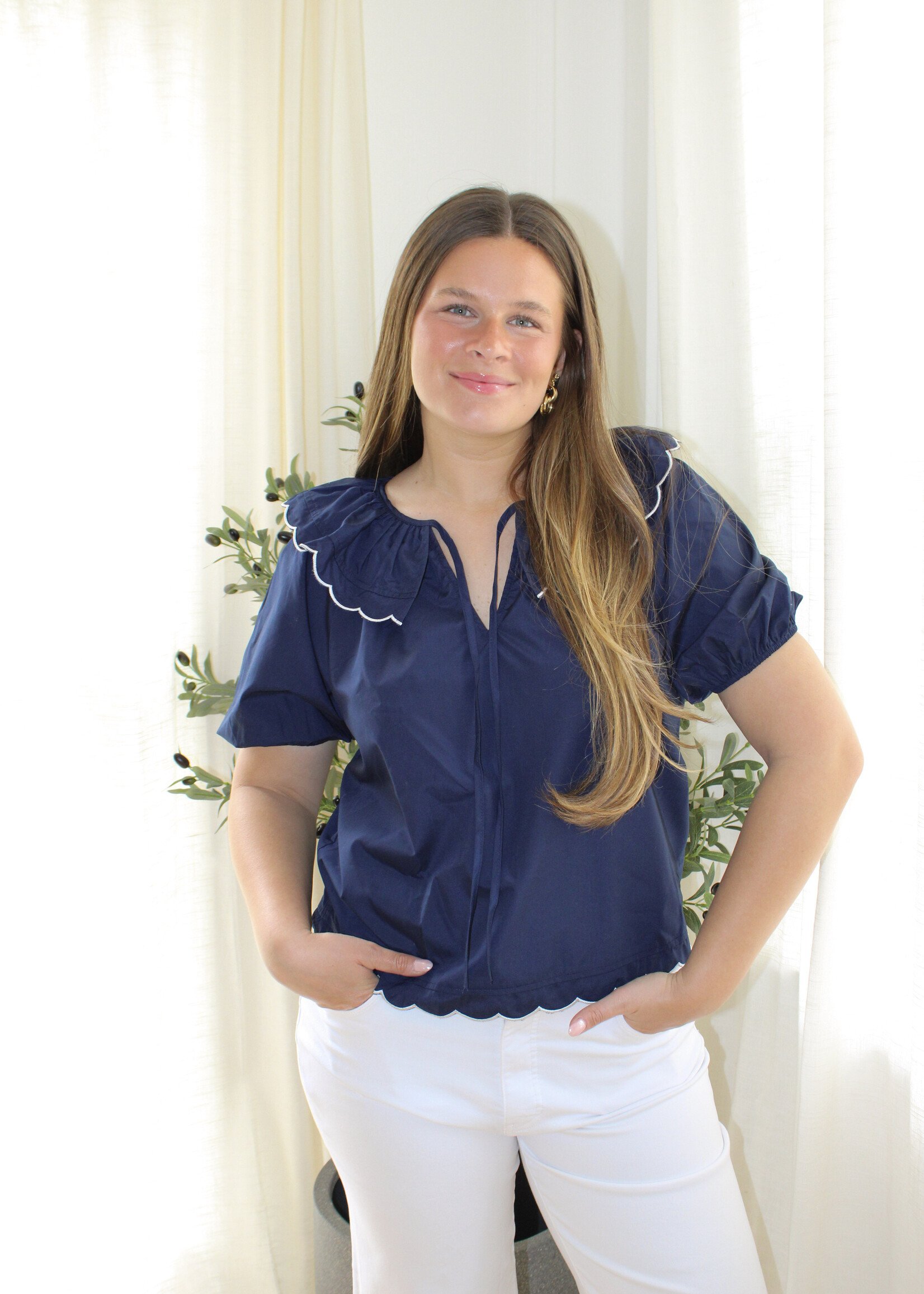 Arco Peter Pan Collar Blouse