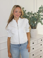 Krista Puff Sleeve Collar Jacket