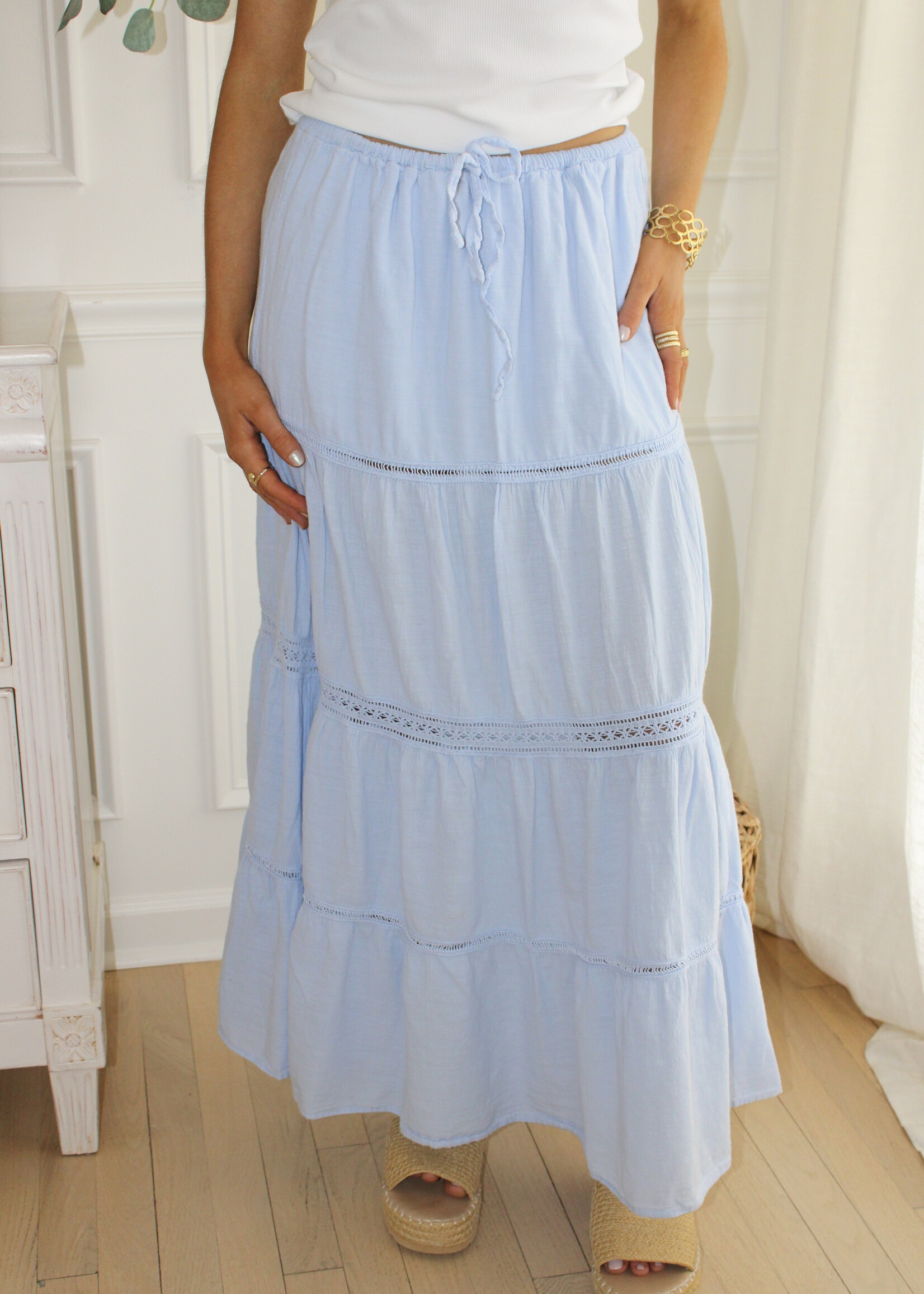 Kailyn Crochet Maxi Skirt