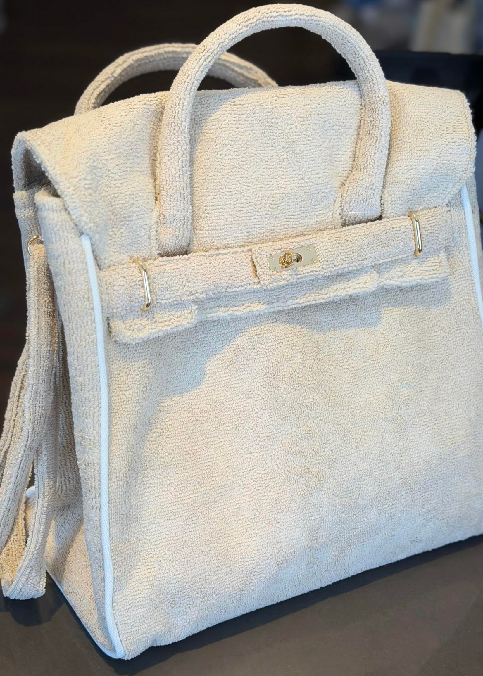 Terri Mini Terrycloth Tote