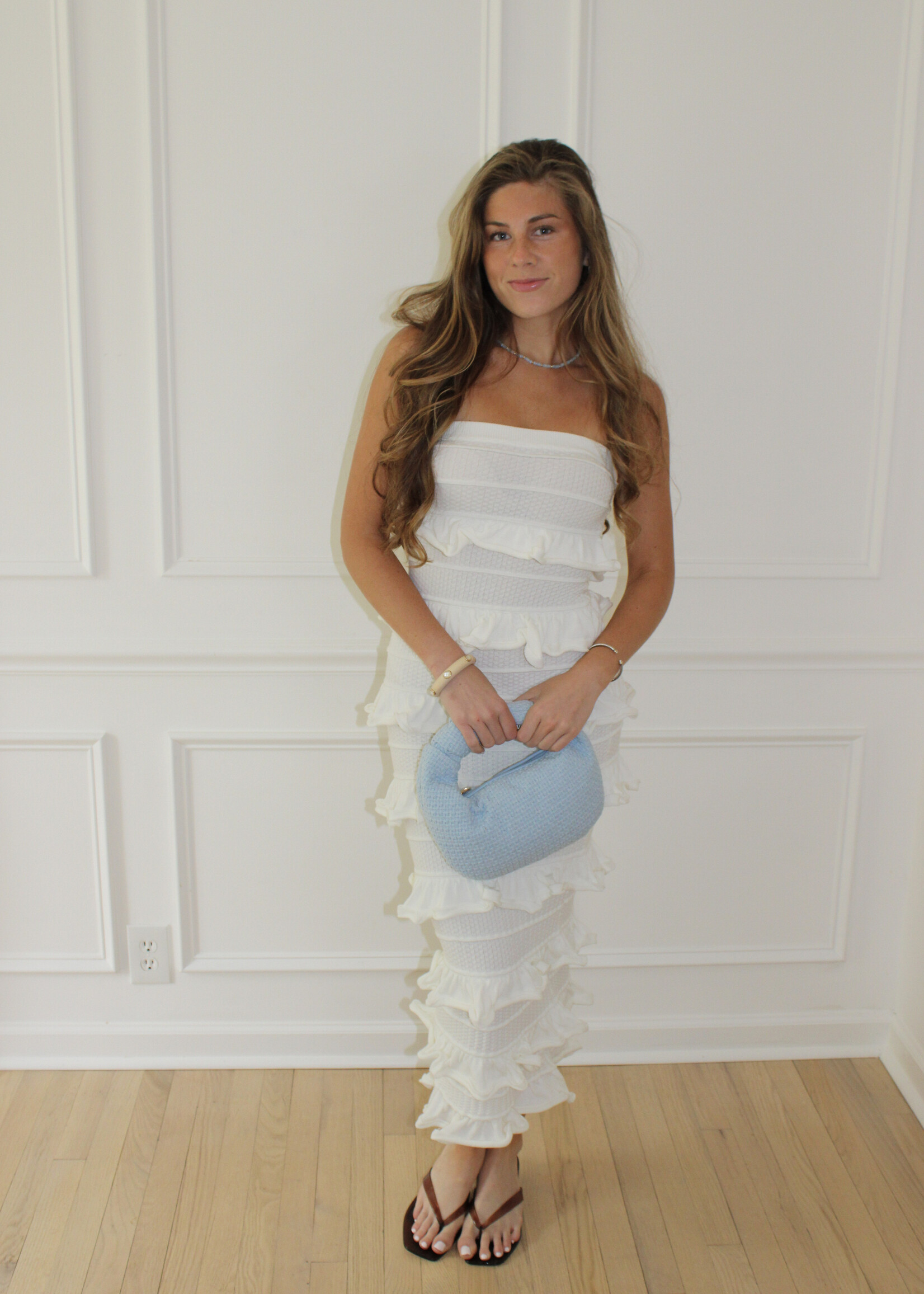 Fae Ruffle Knit Dress