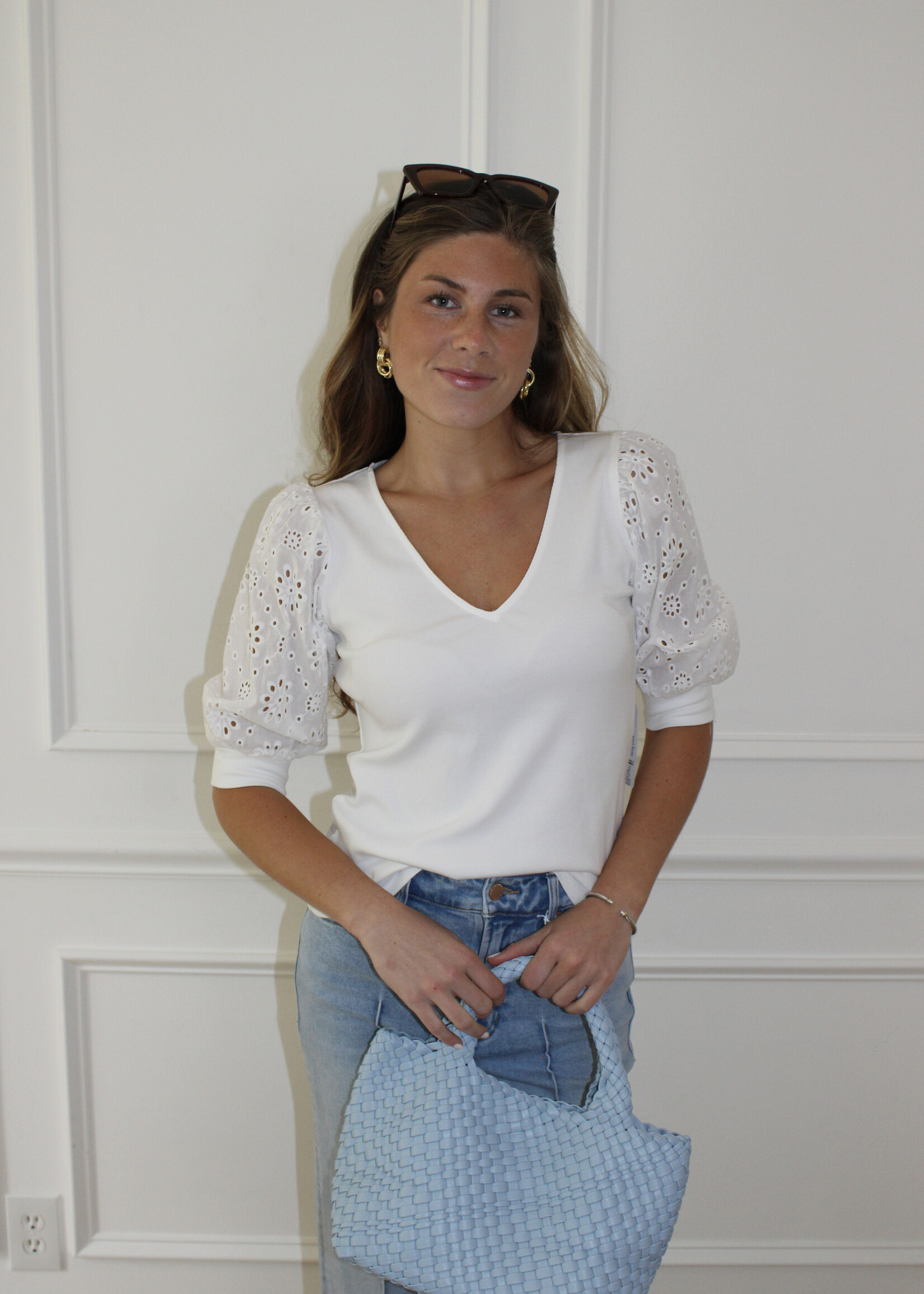 Joan Eyelet Top