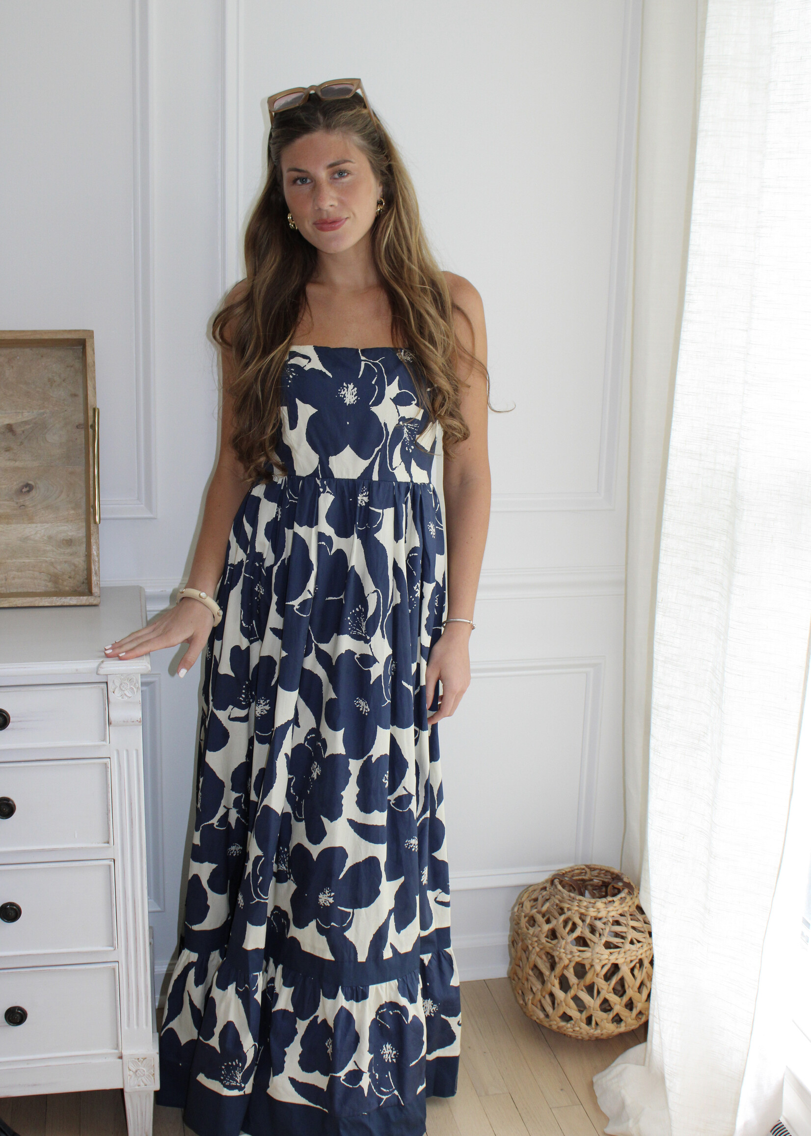 Anaya Floral Tiered Maxi Dress