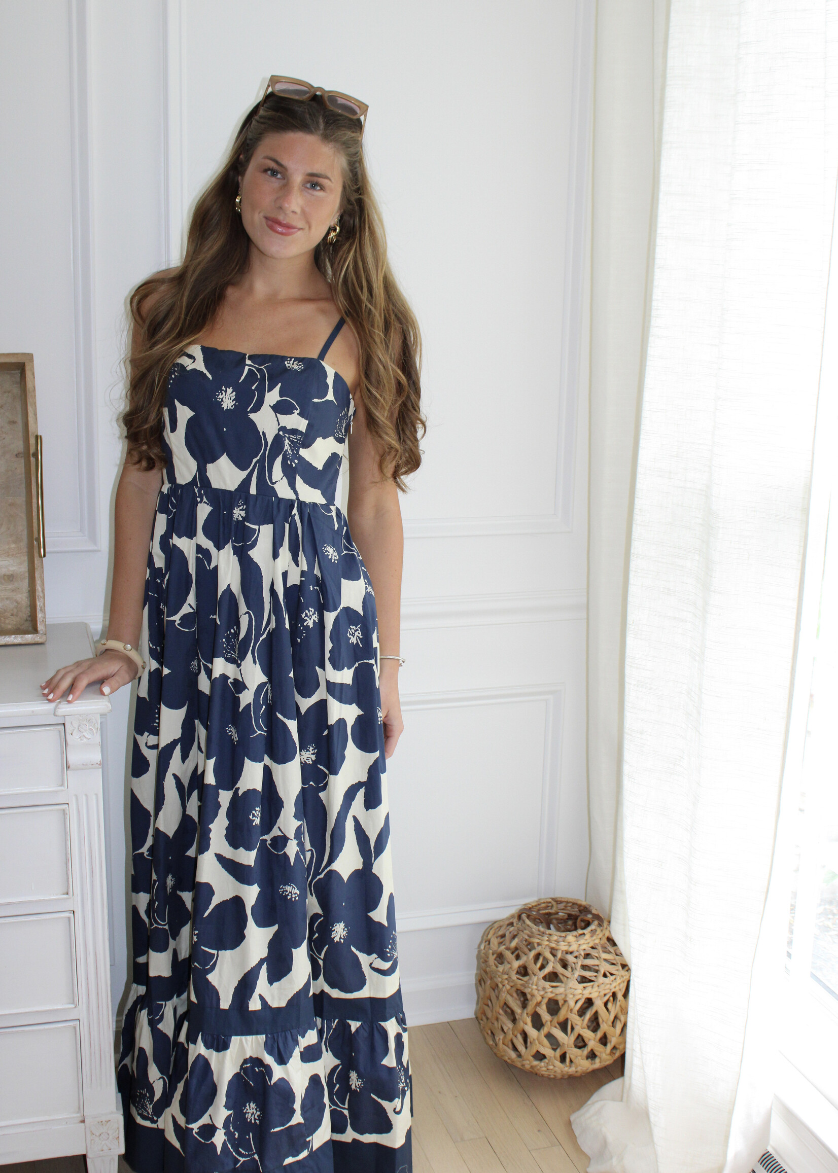 Anaya Floral Tiered Maxi Dress