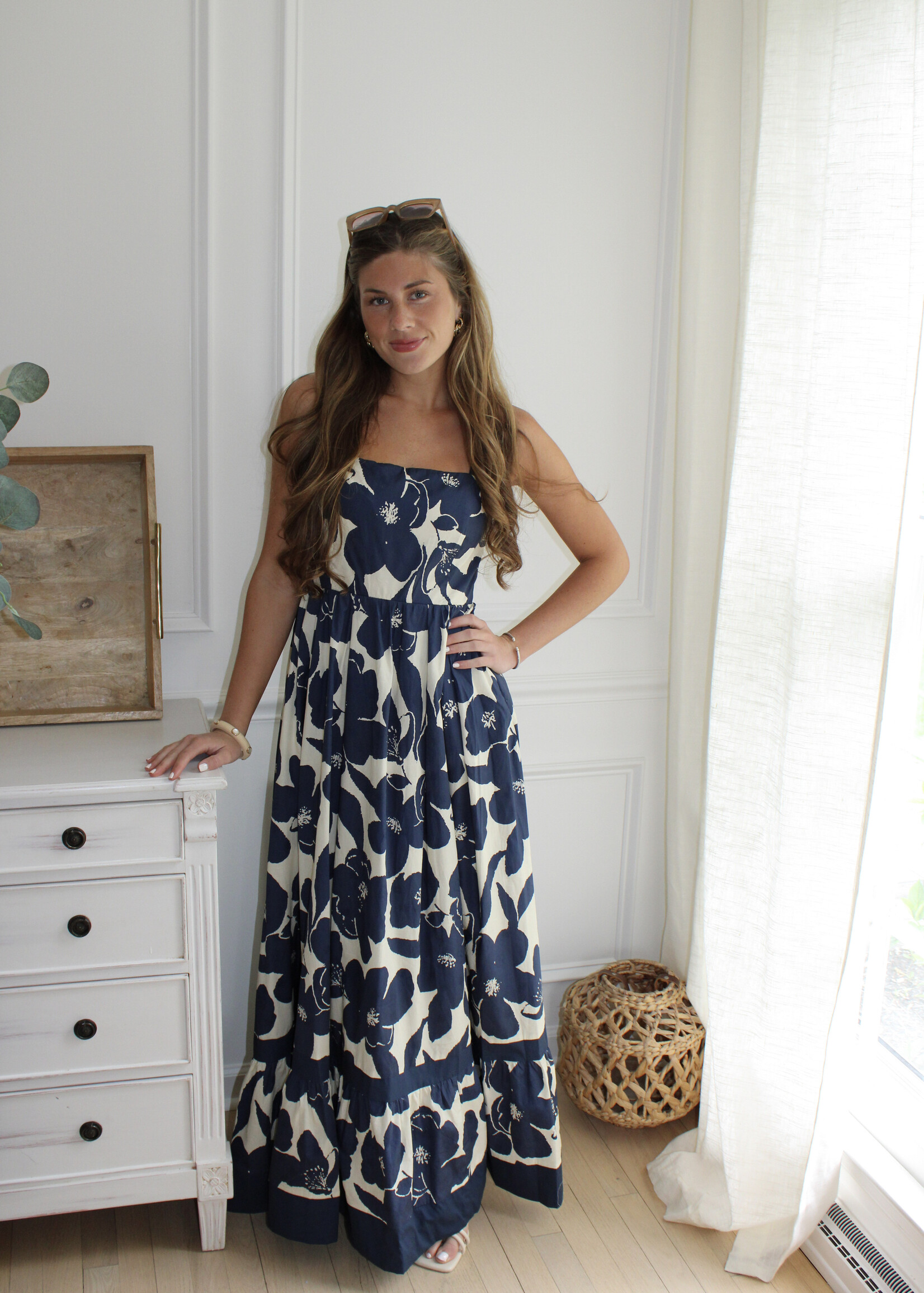Anaya Floral Tiered Maxi Dress
