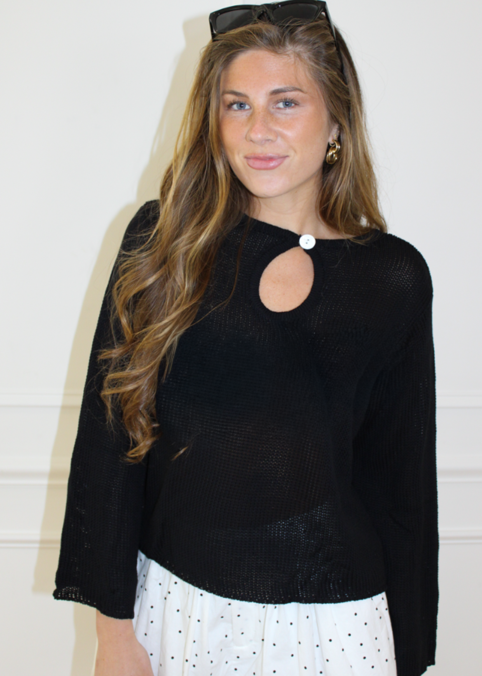 Hermione Keyhole Sweater