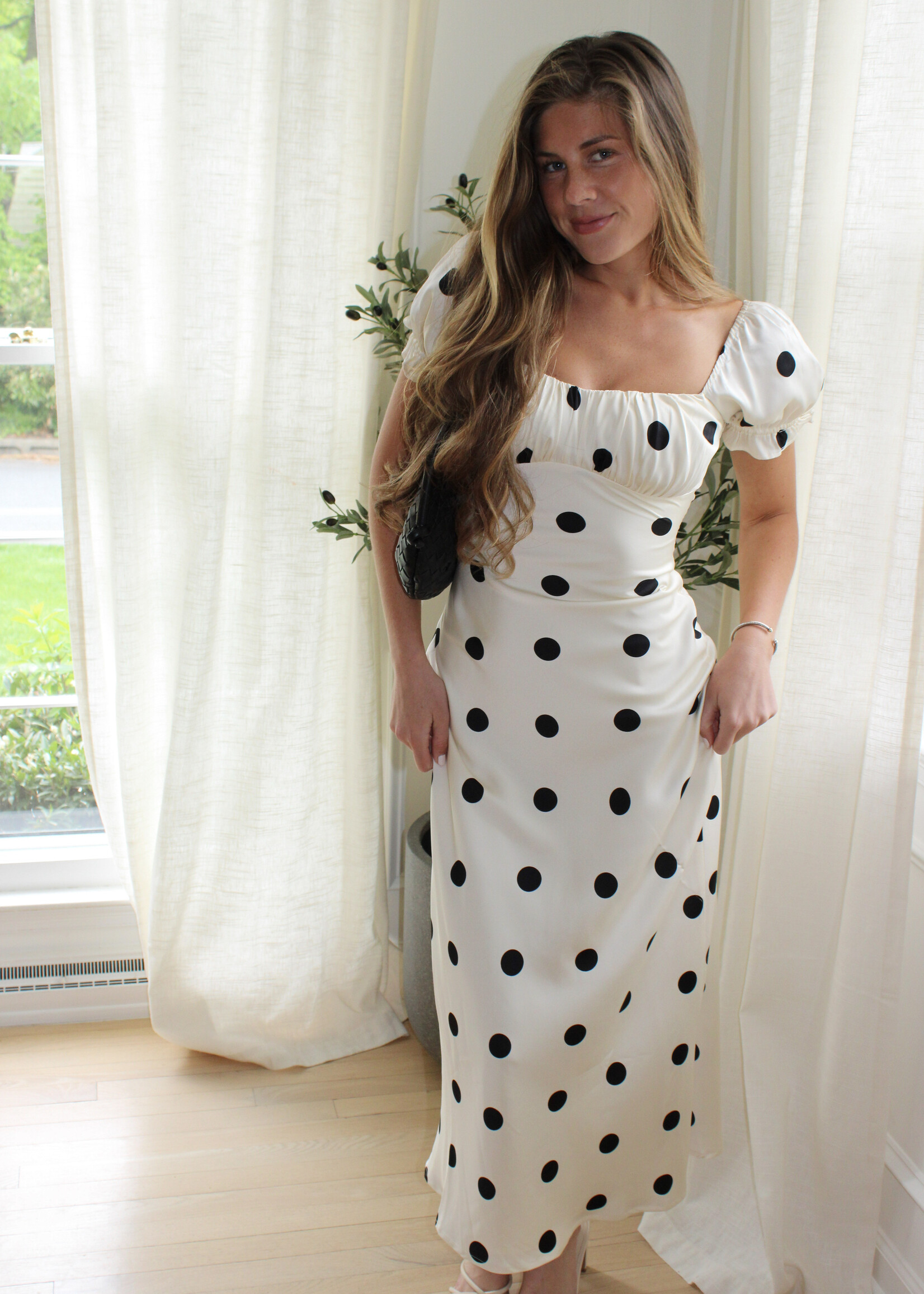 Christa Puff Sleeve Maxi Dress