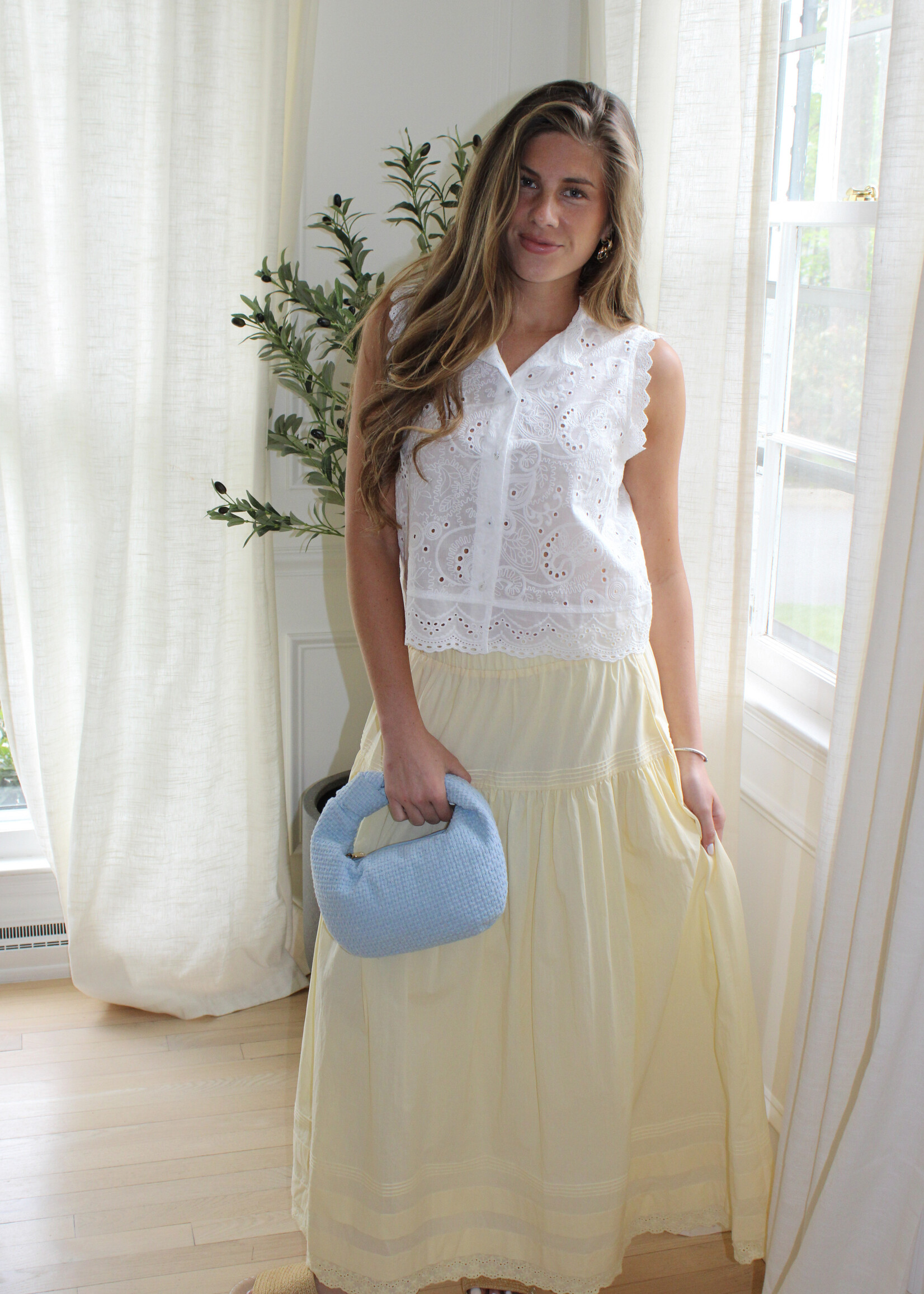 Kate Scalloped Top