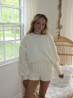 Ayasha Fleece Mini Shorts