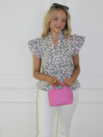 Keyla Ruffled Blouse Top