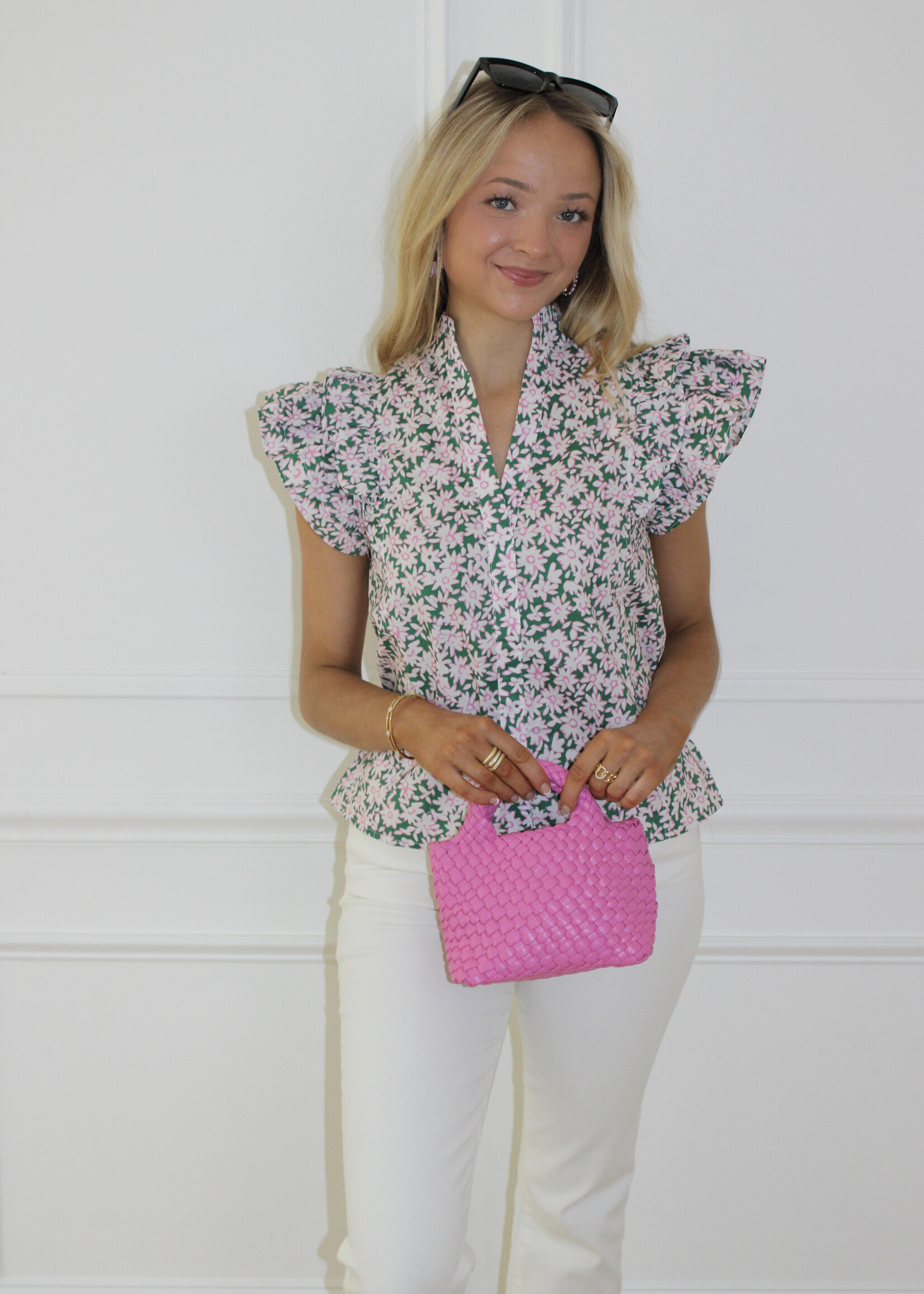 Keyla Ruffled Blouse Top