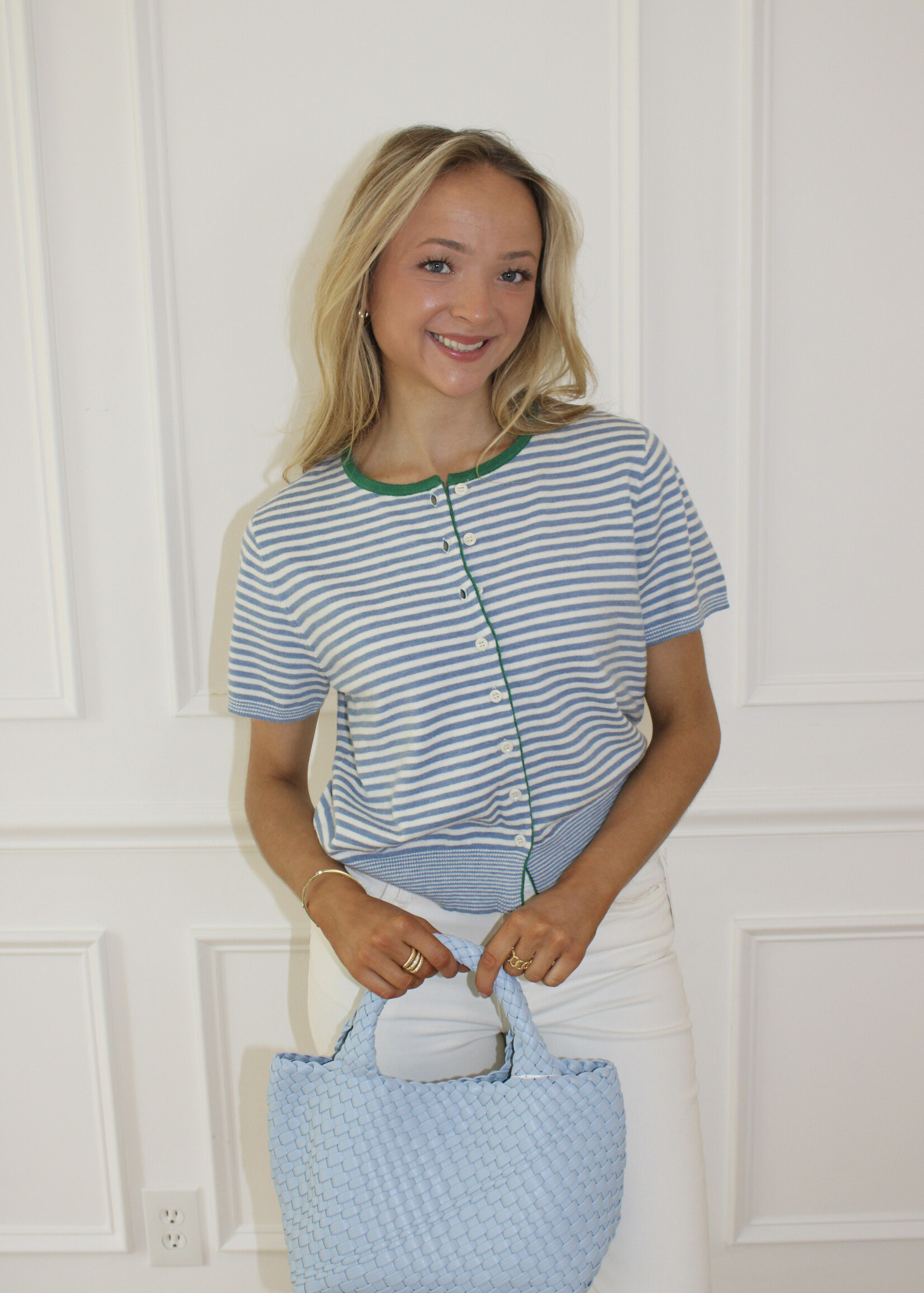 Malou Stripe Cardigan