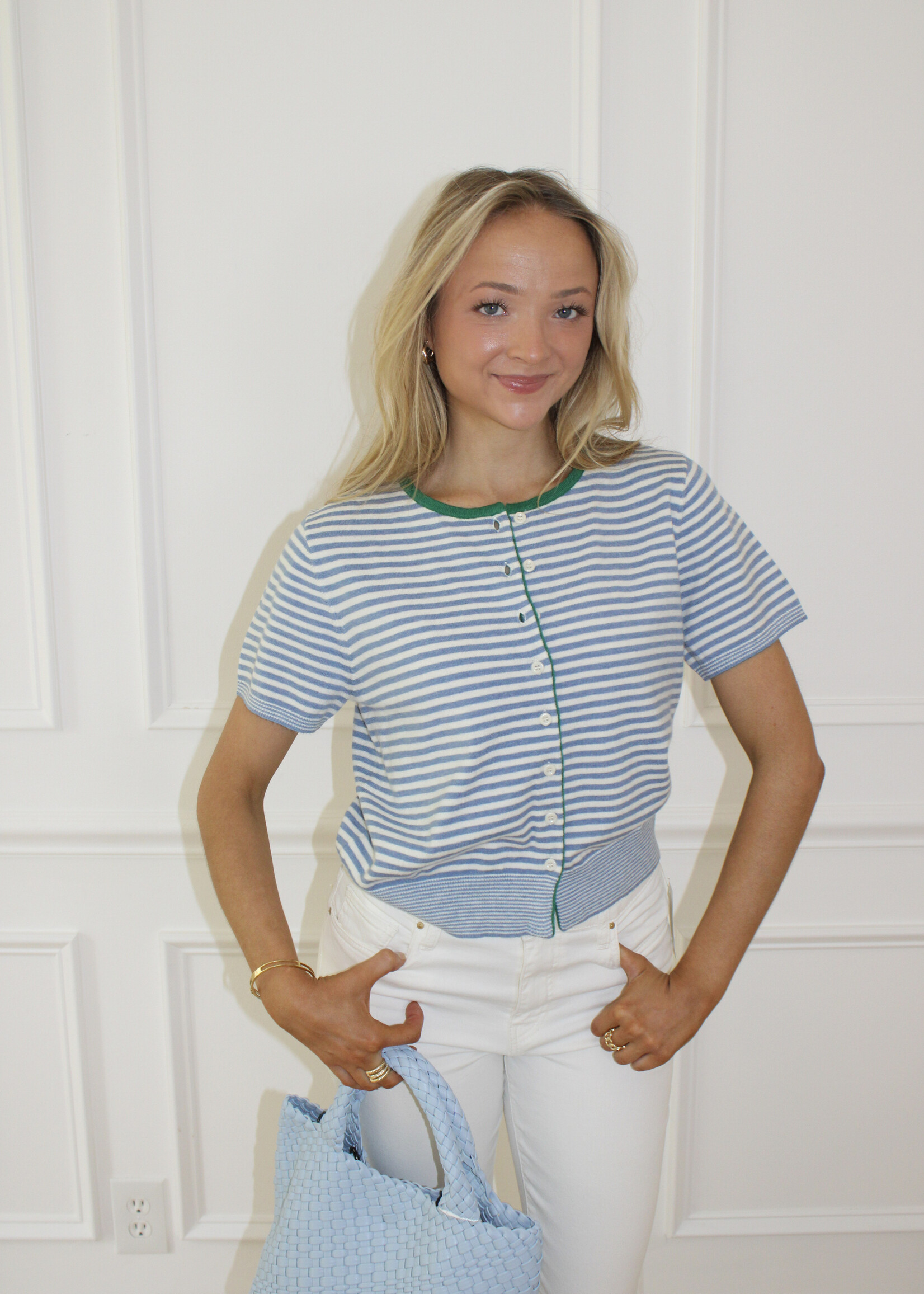 Malou Stripe Cardigan