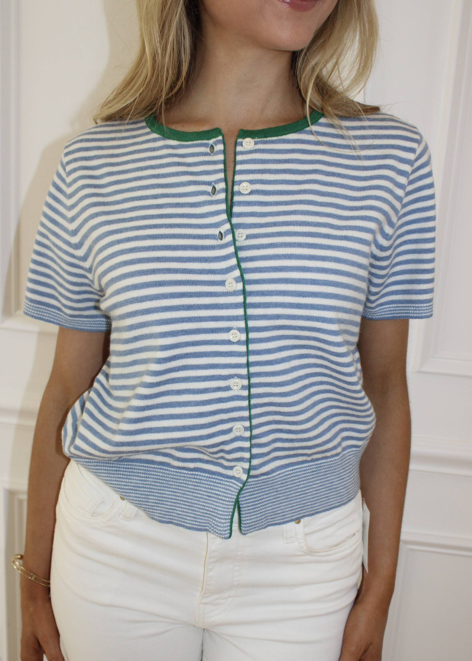 Malou Stripe Cardigan