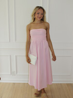 Lunis Strapless Midi Dress