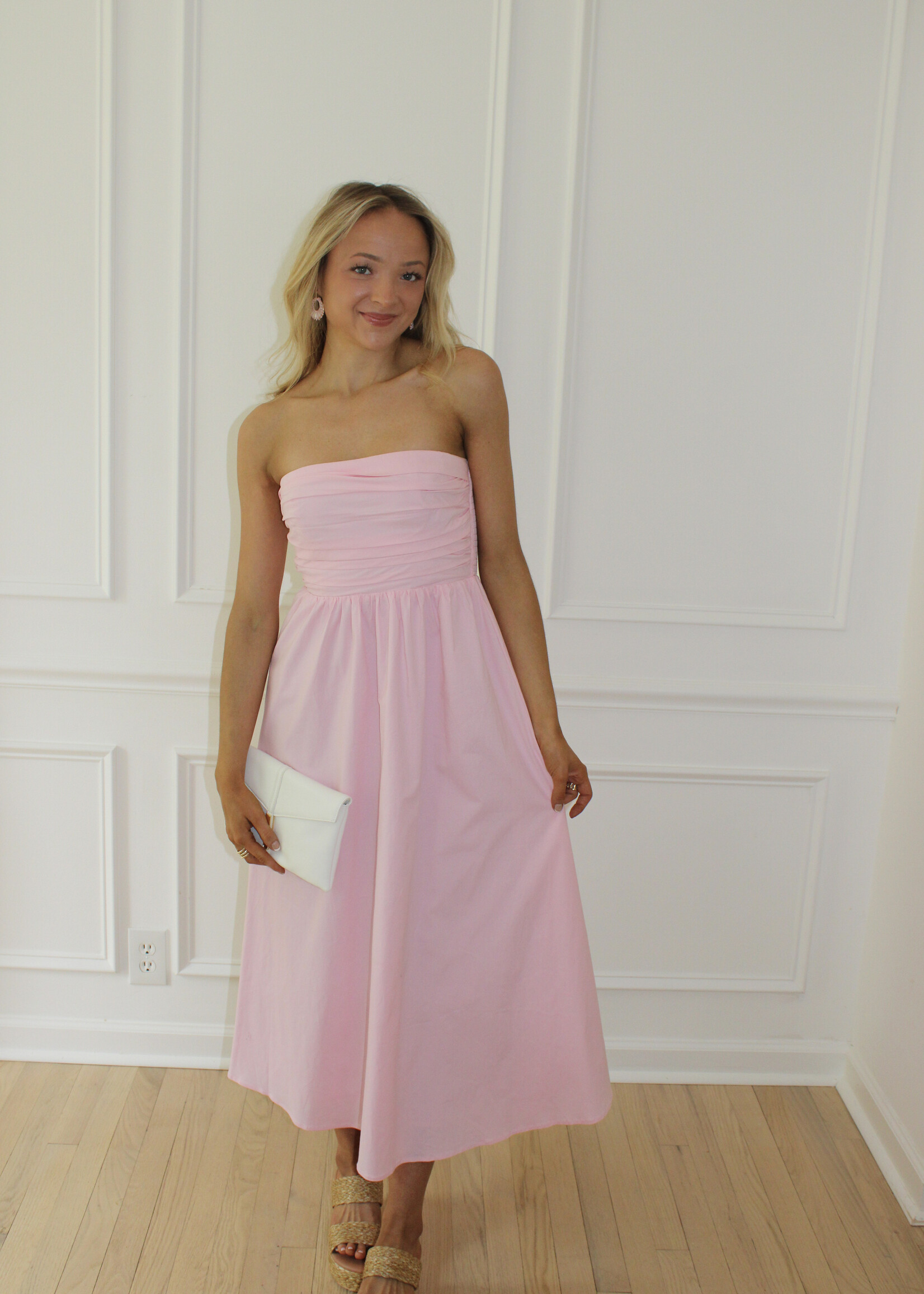 Lunis Strapless Midi Dress