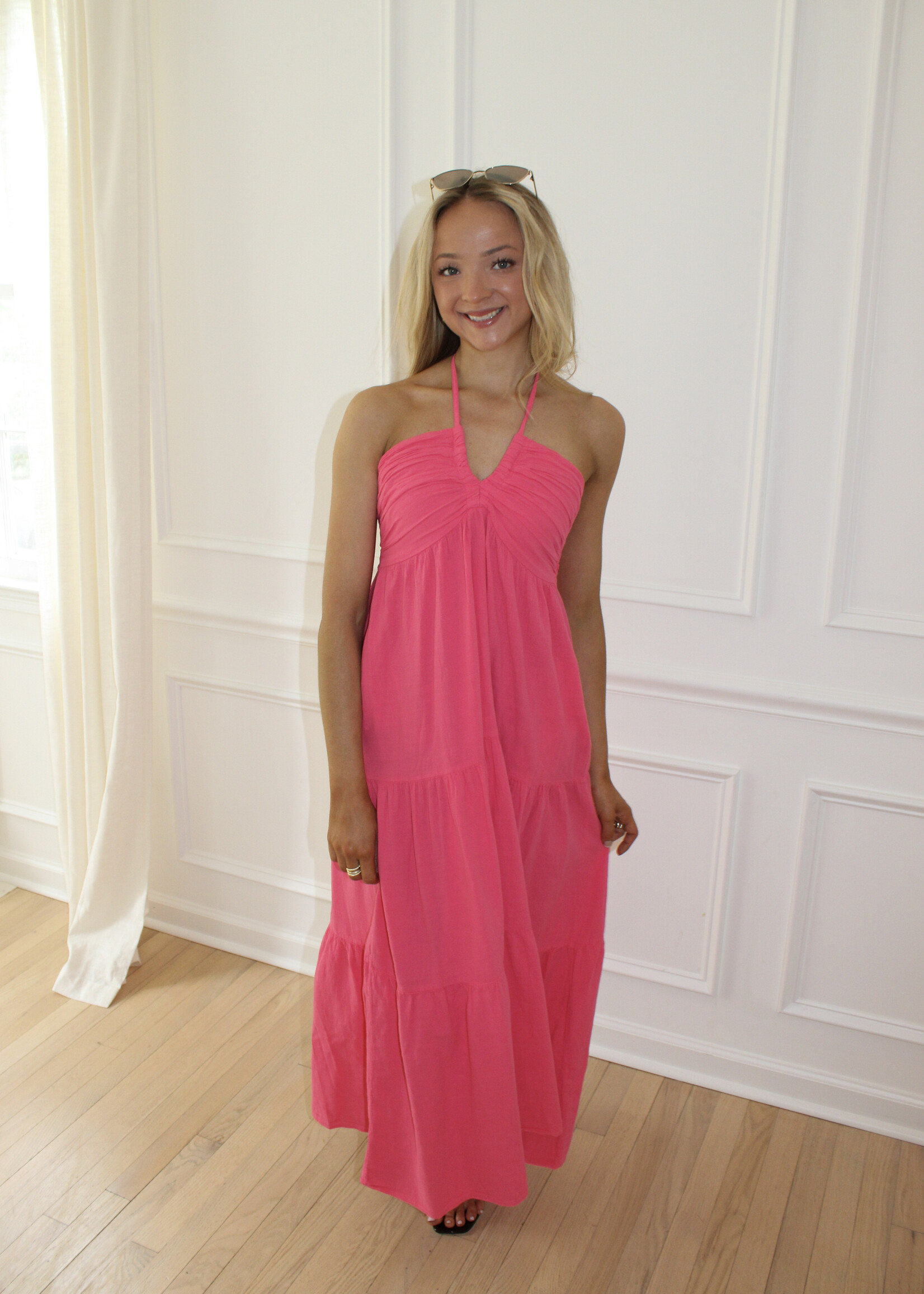 June Tie Back Flowy Dress