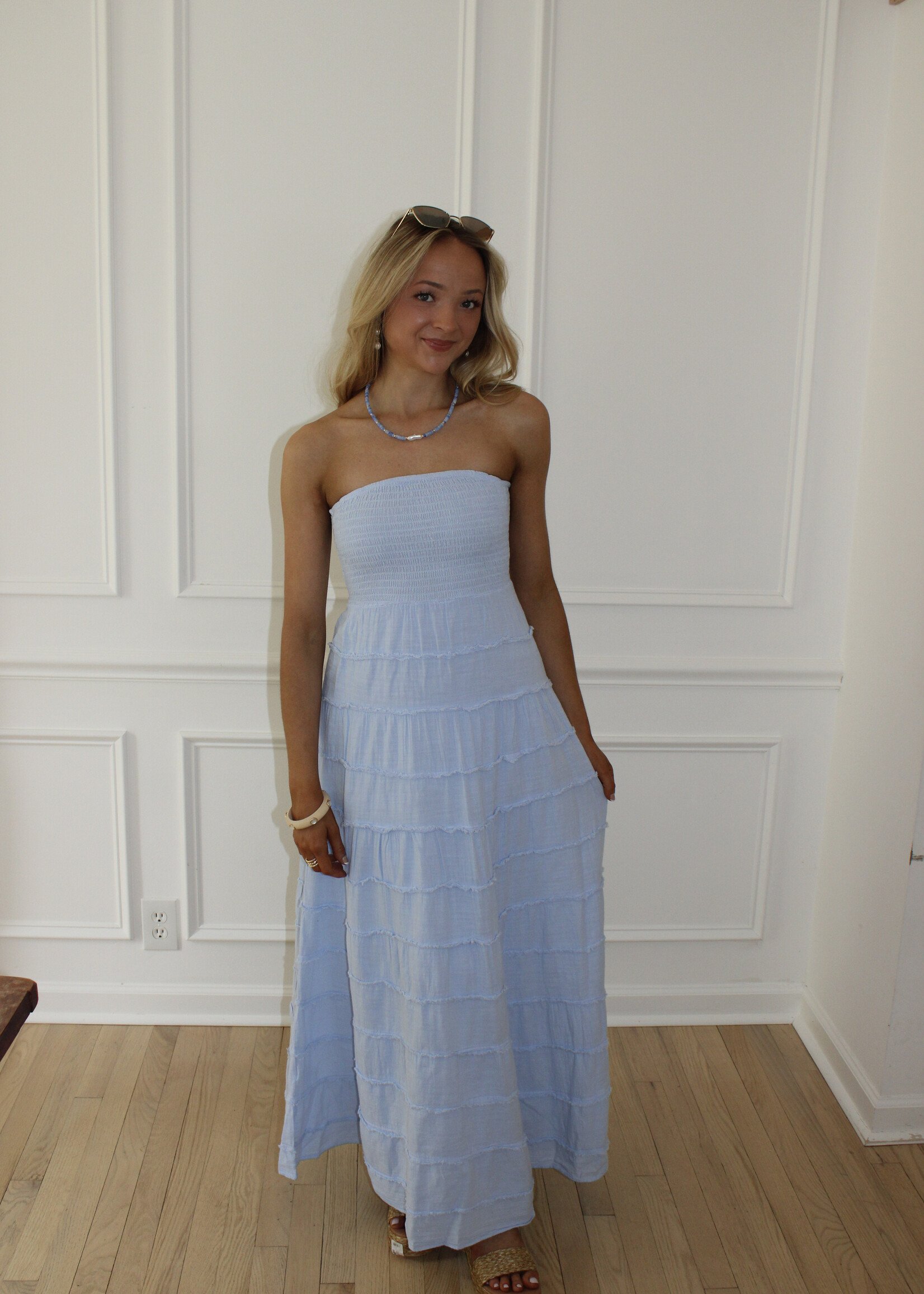 Penny Frayed Maxi Dress