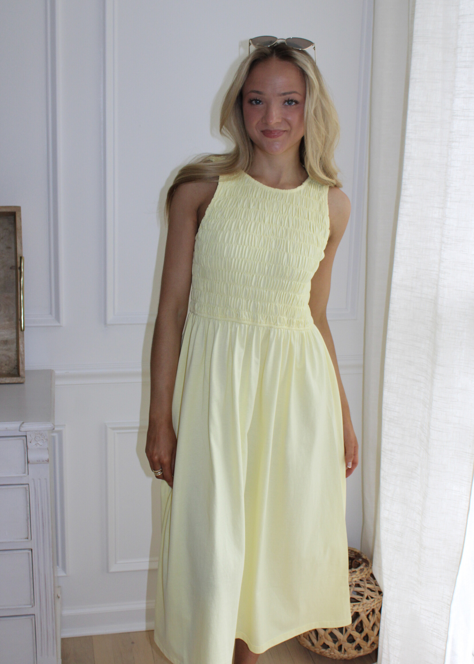 Kendra Smocked Maxi Dress