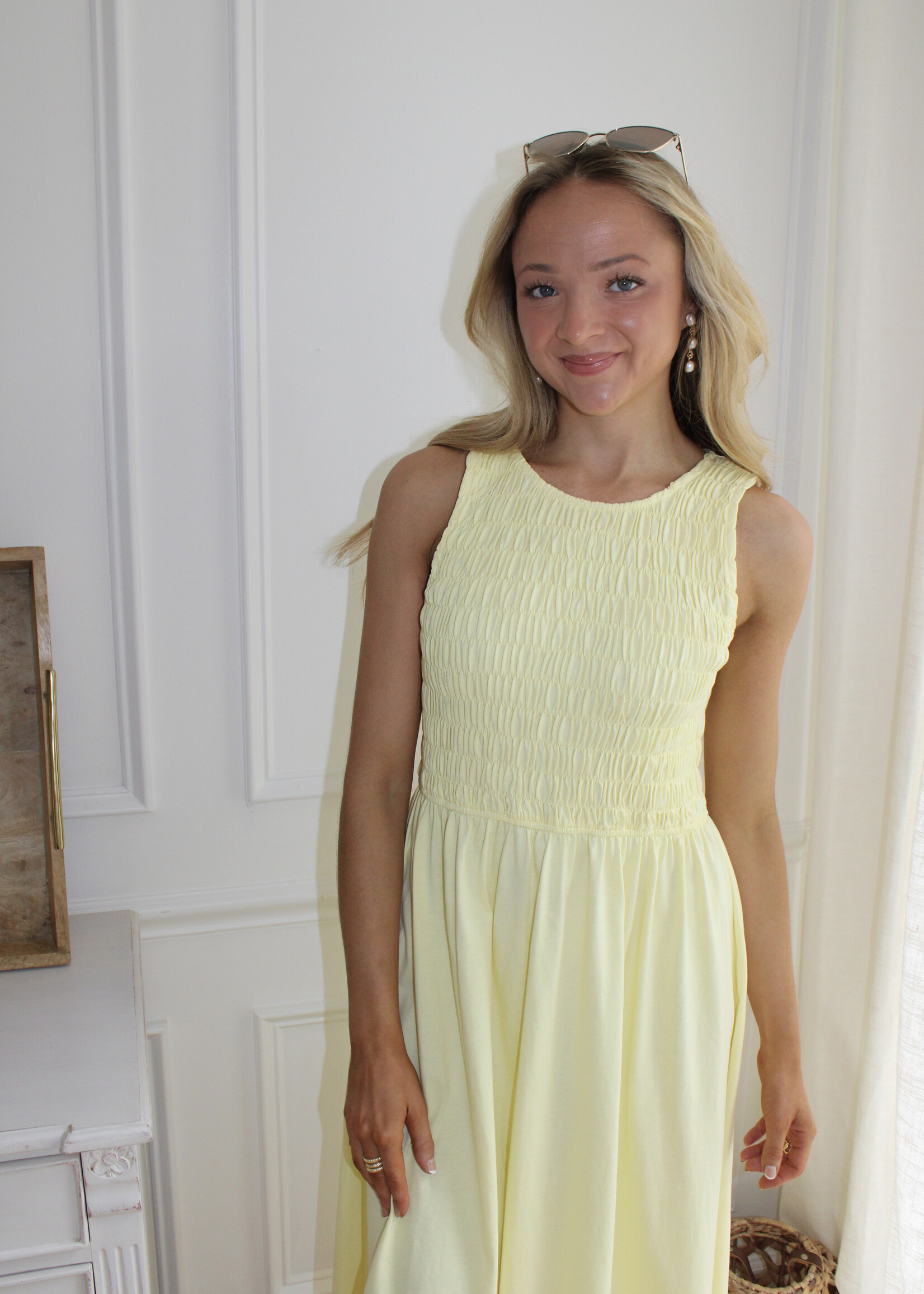 Kendra Smocked Maxi Dress