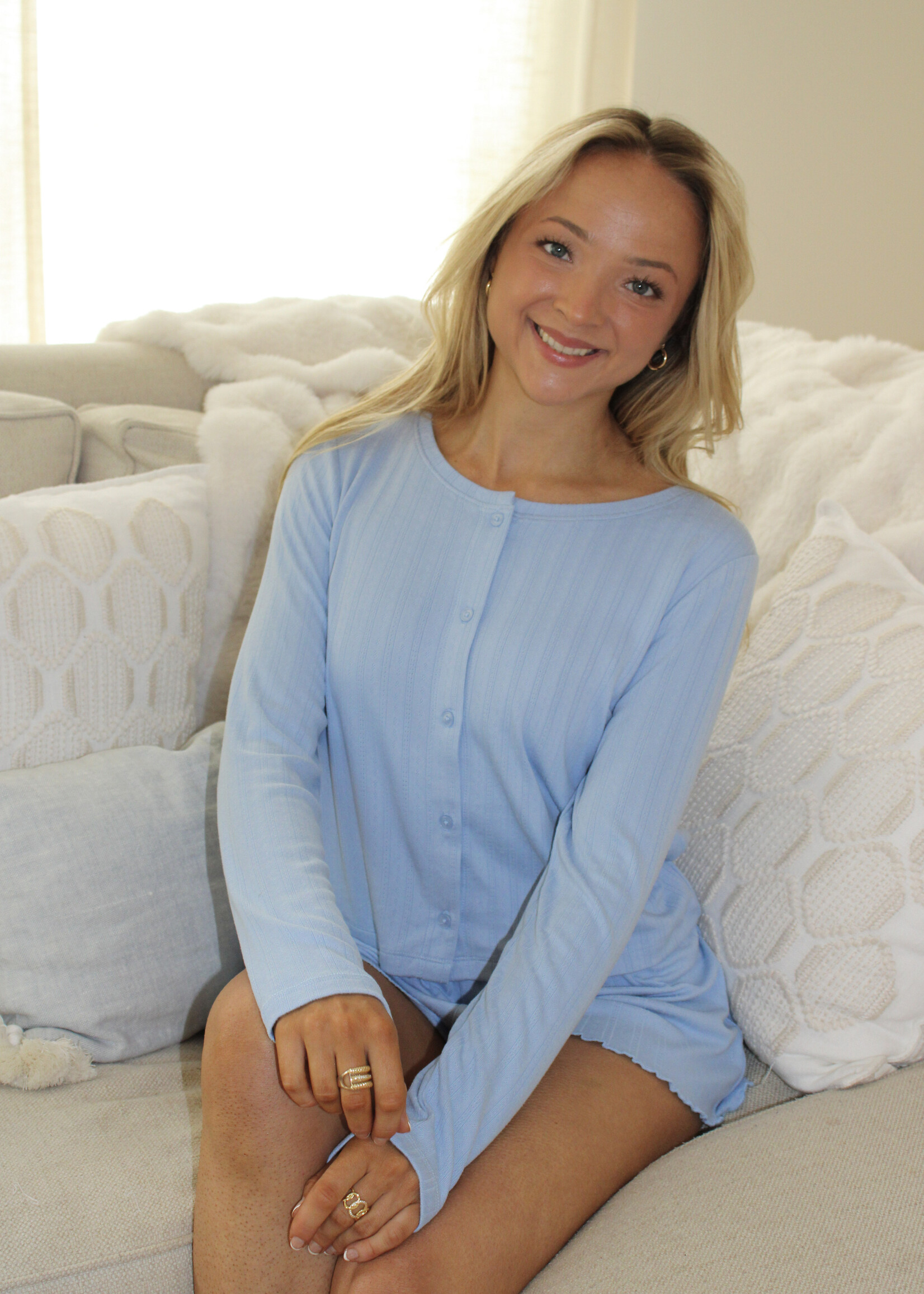 Z Supply Lovely Pointelle Top